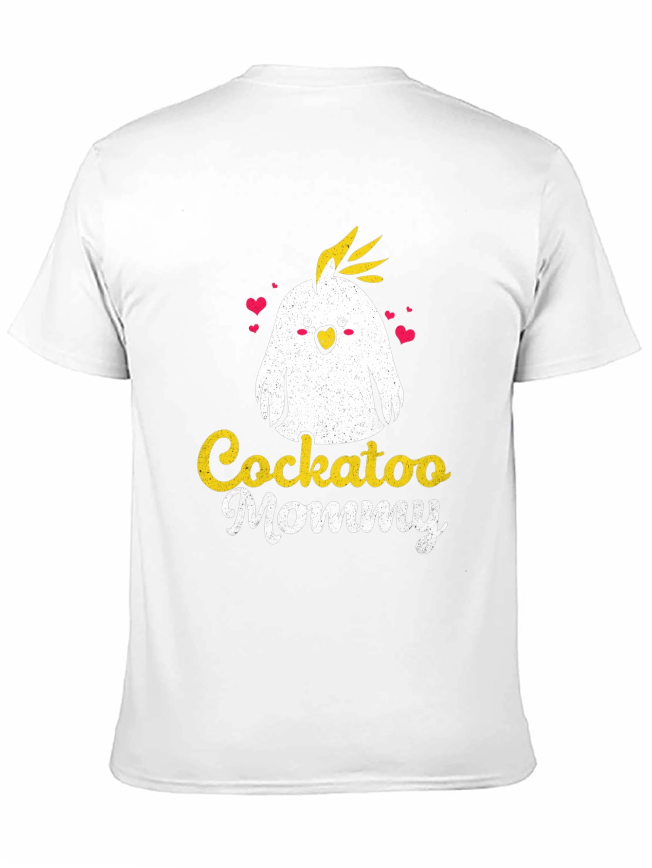 Black Cockatoo Mommy Graphic Tee - Cute Bird Lover Shirt view 11