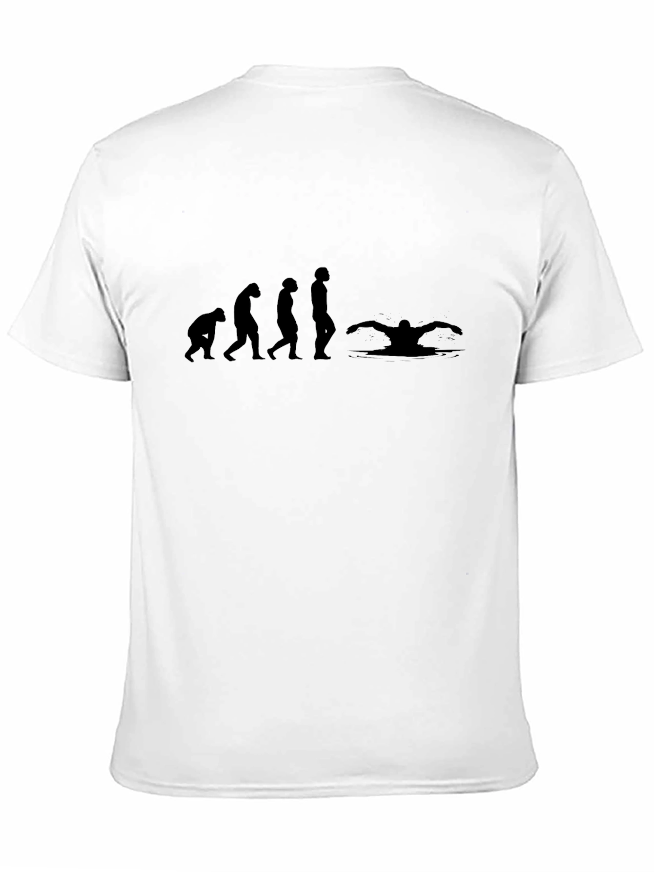Black Evolution of Swimming T-Shirt view 11