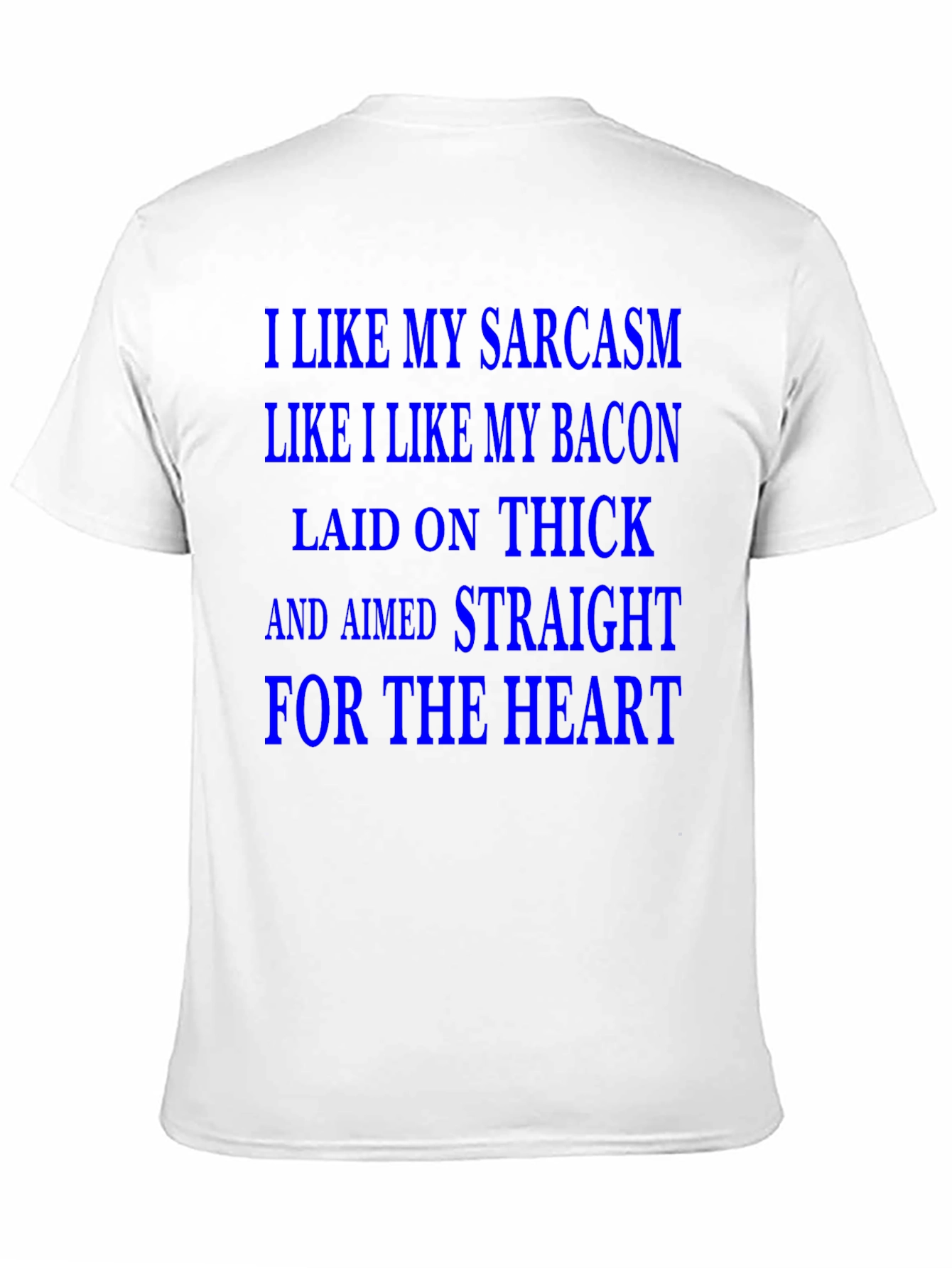 Black Sarcasm & Bacon T-Shirt - Laid on Thick! view 11