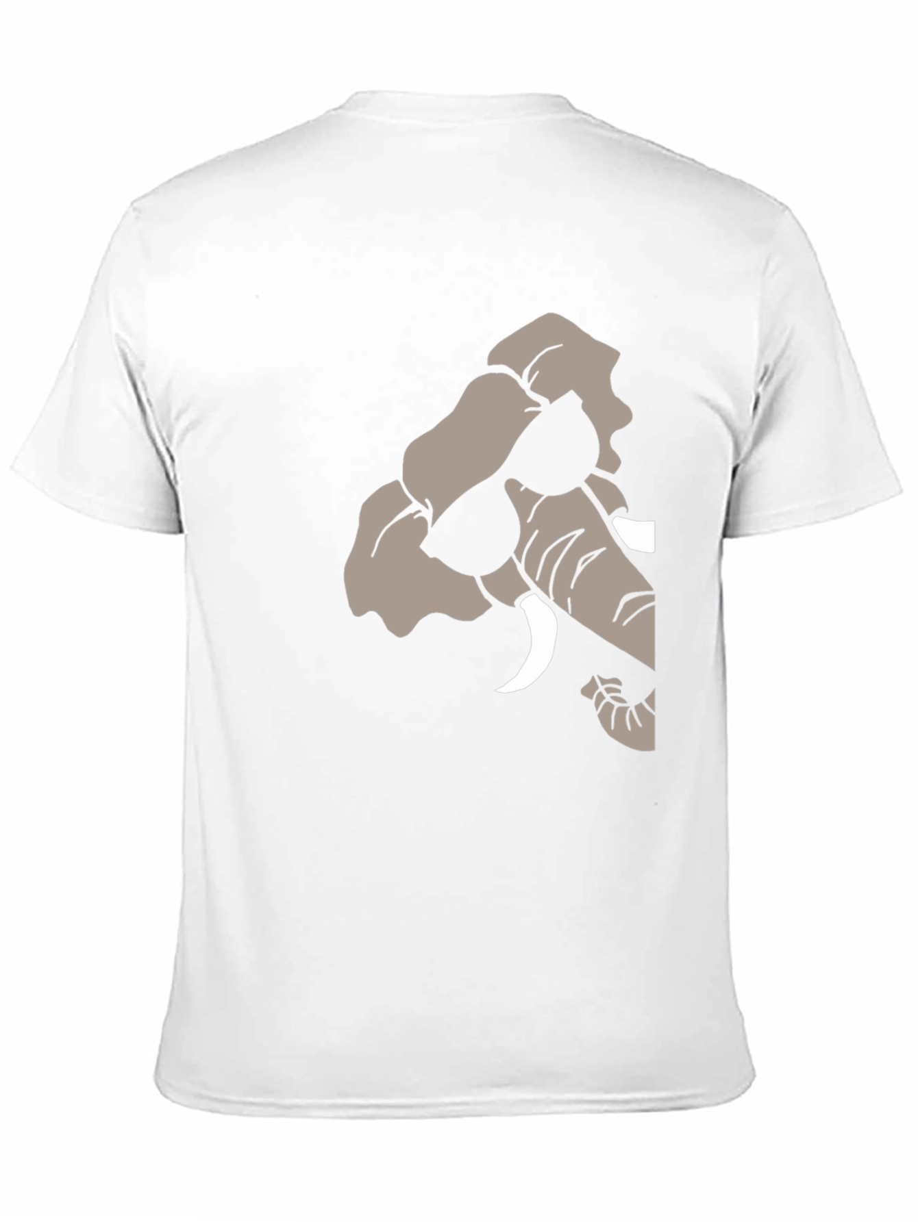 Black Cool Elephant Graphic Tee - Stylish Black T-Shirt view 11