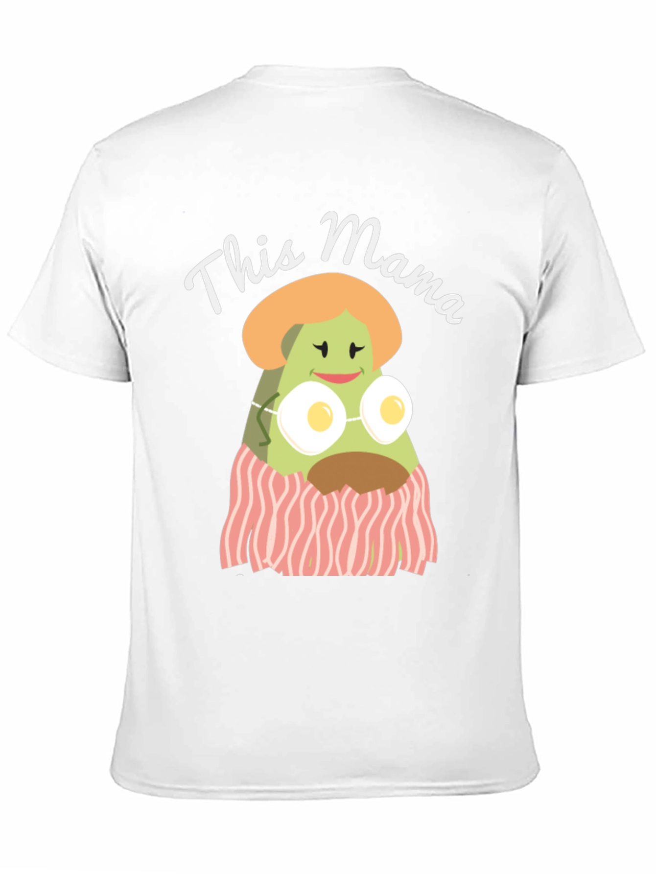 Black This Mama Avocado Breakfast T-Shirt view 11