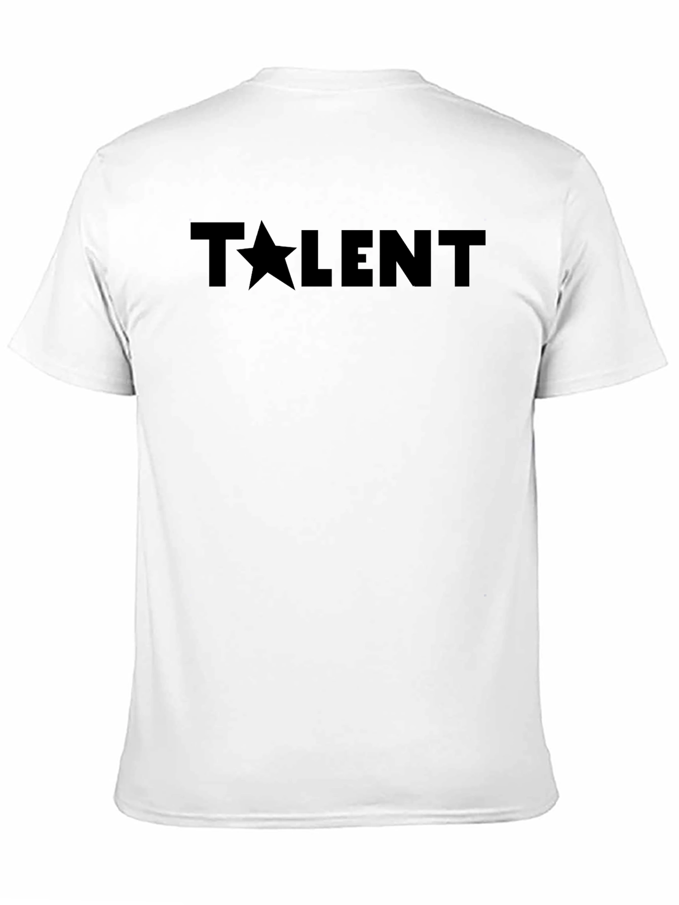 Black Talent Graphic Tee - Black Cotton Short Sleeve view 11
