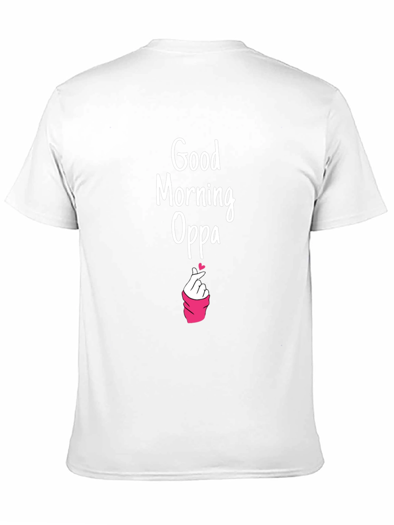 Black Good Morning Oppa Graphic Tee - K-Drama Inspired view 11