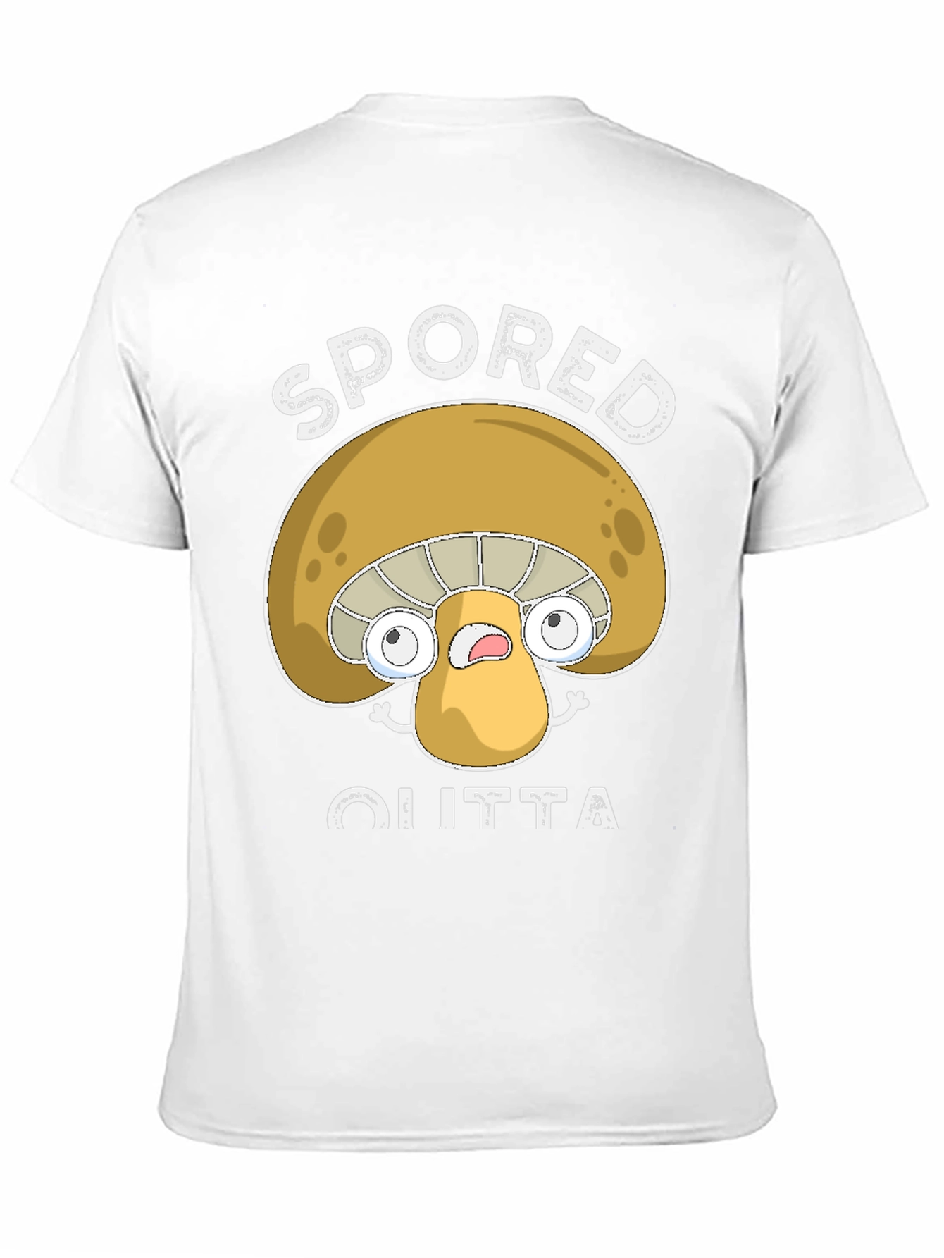 Black Spored Outta Here Mushroom Graphic Tee view 11