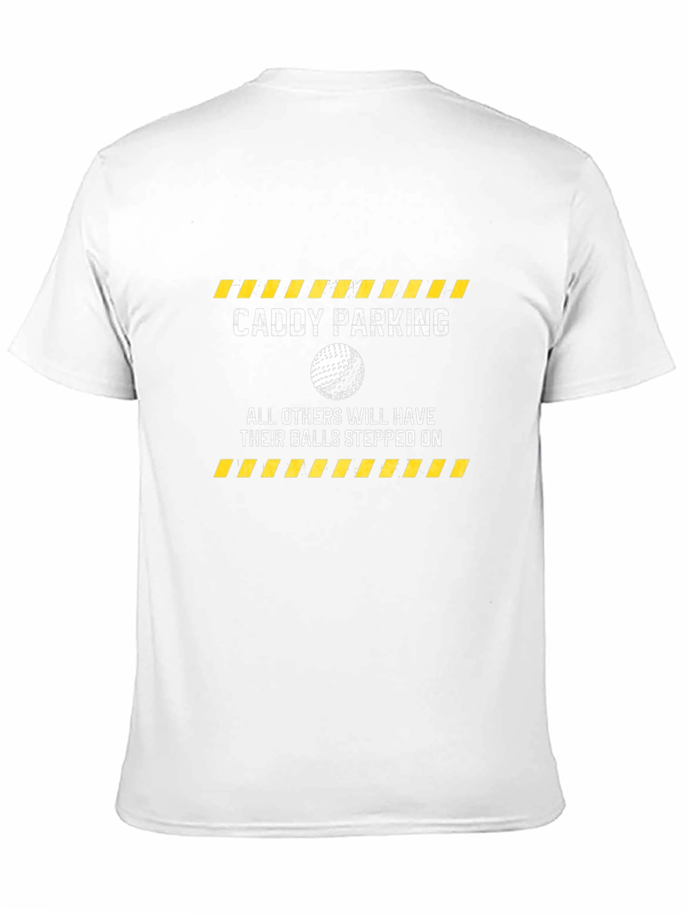 Black Caddy Parking Funny Golf T-Shirt view 11