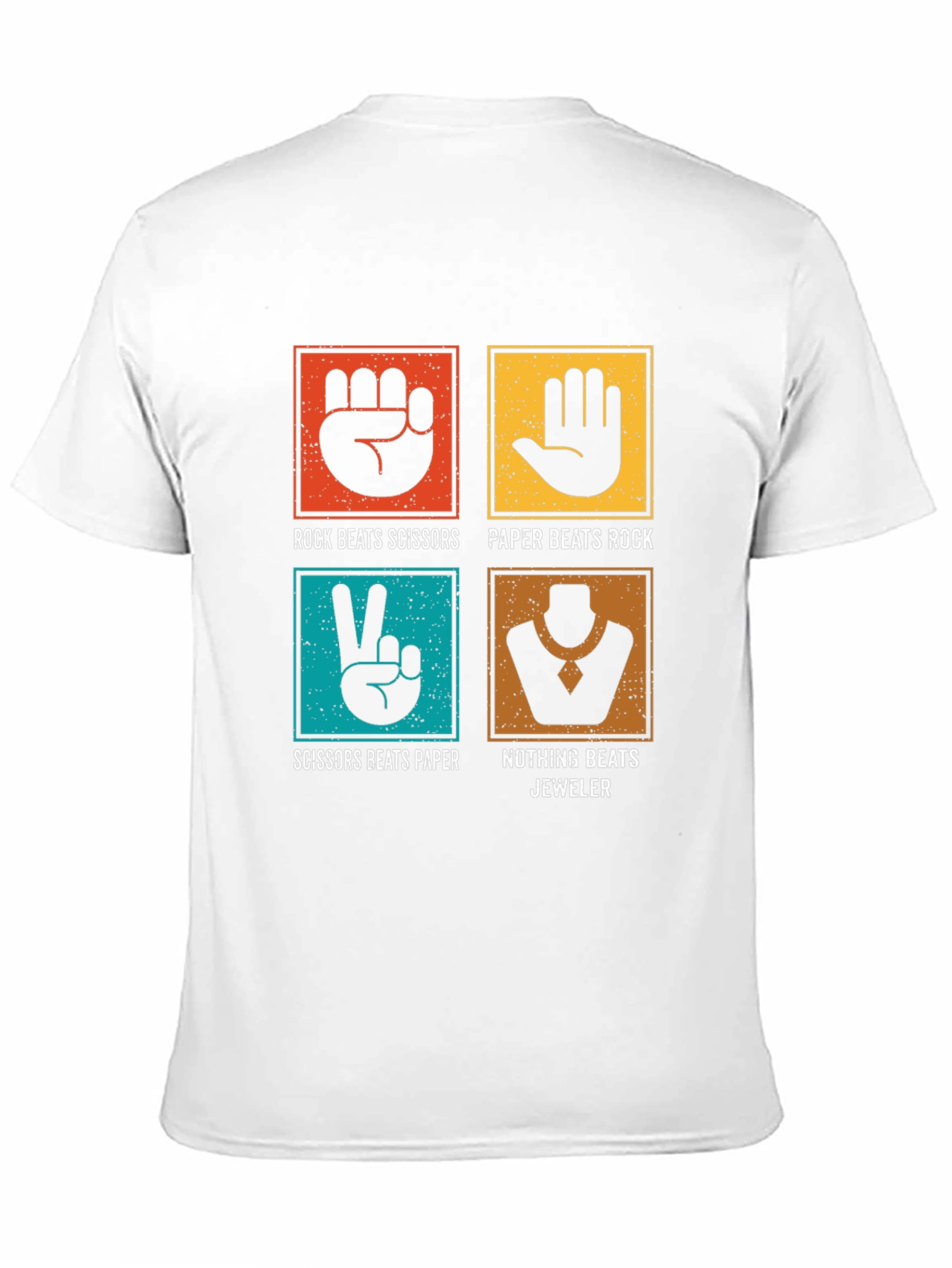 Black Rock Paper Scissors Jeweler Graphic Tee view 11