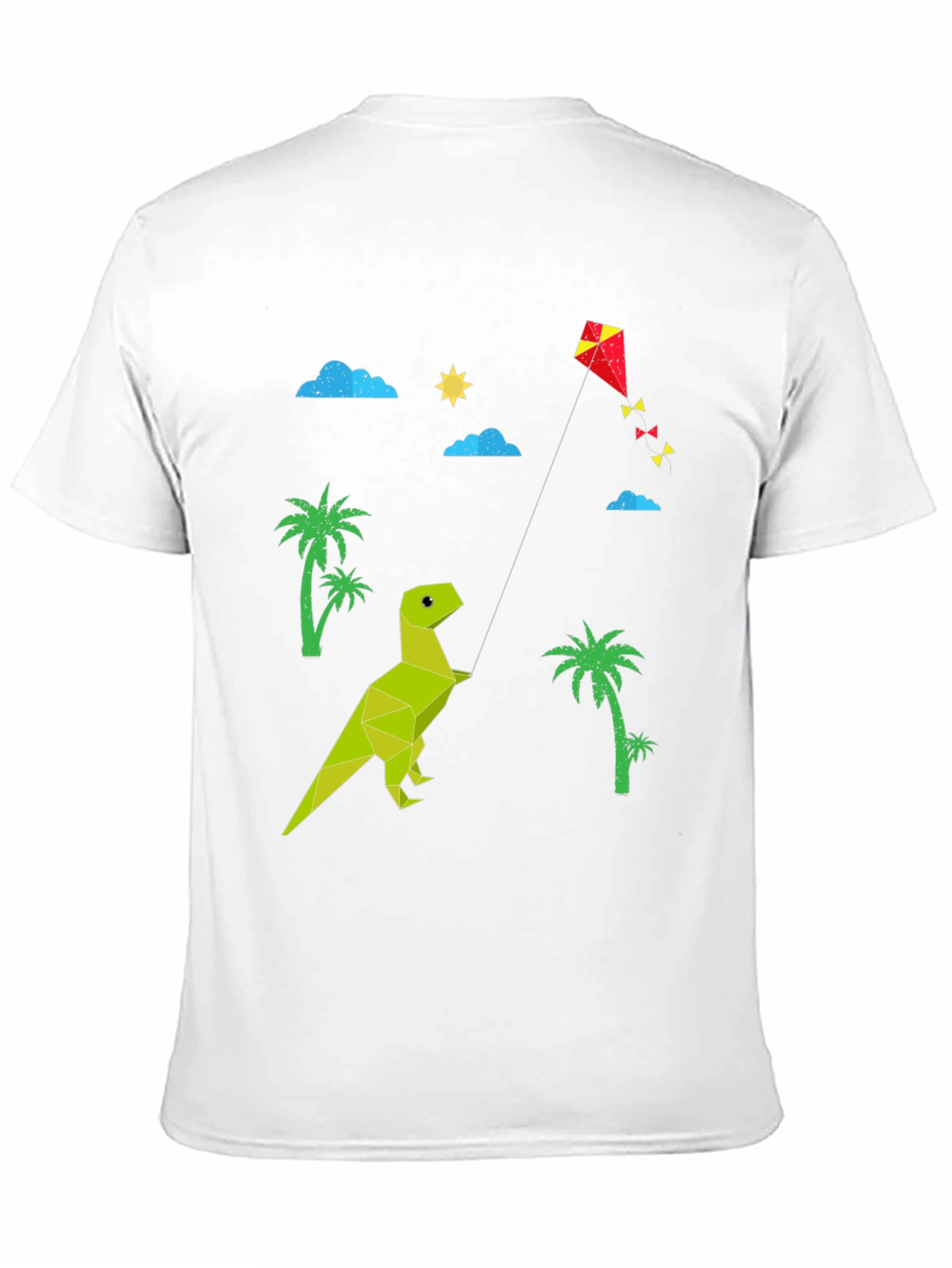 Black Dino Kite T-Shirt: Stylish Black Tee view 11