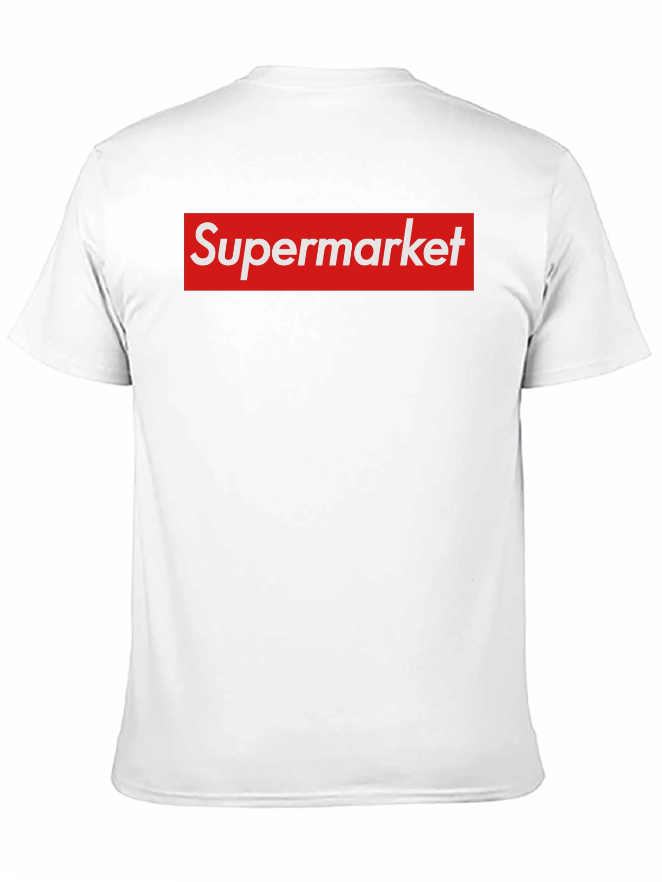 Black Supermarket Funny Parody Graphic T-Shirt view 11