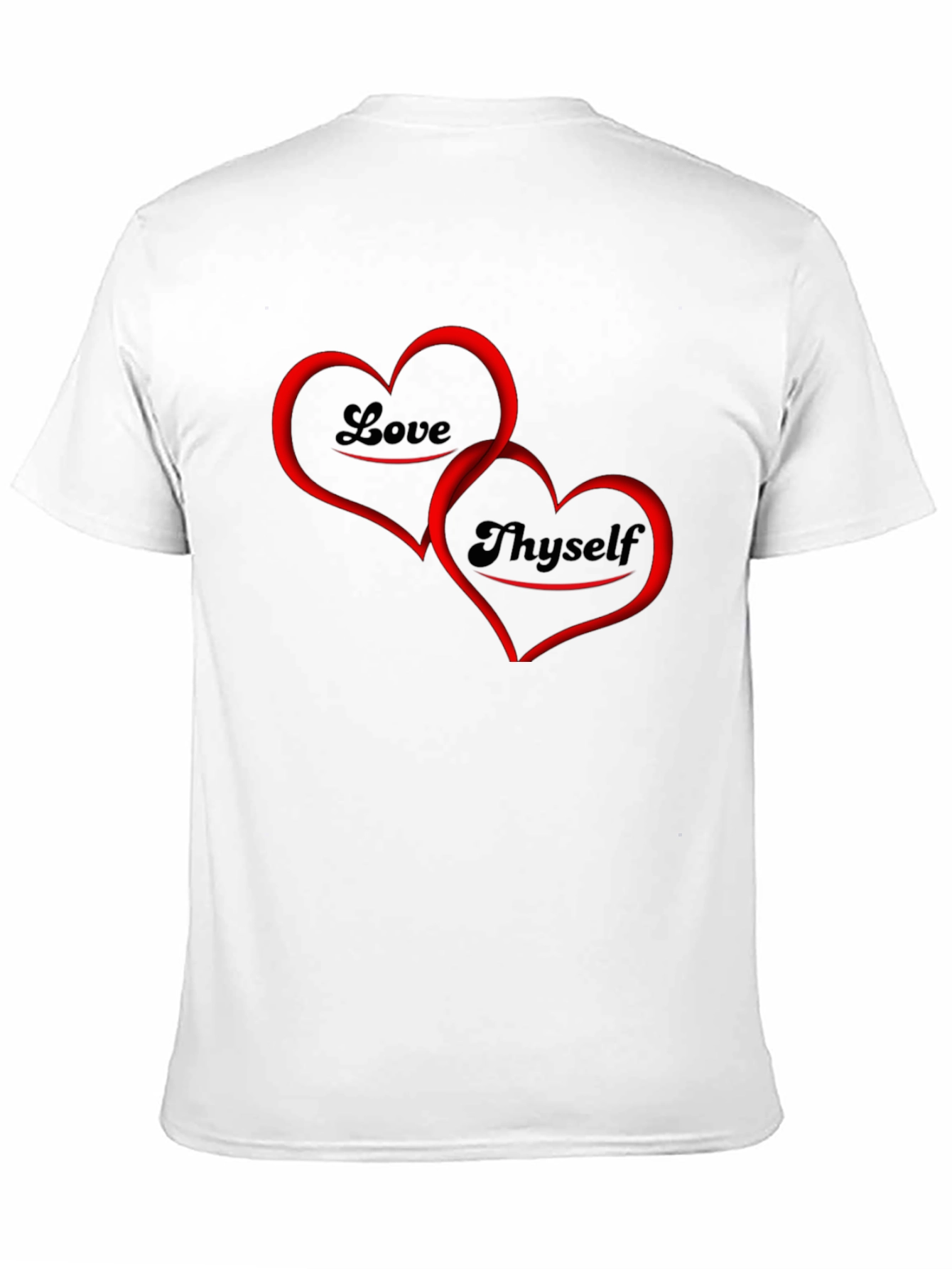 Black Love Thyself Graphic Tee - Black view 11