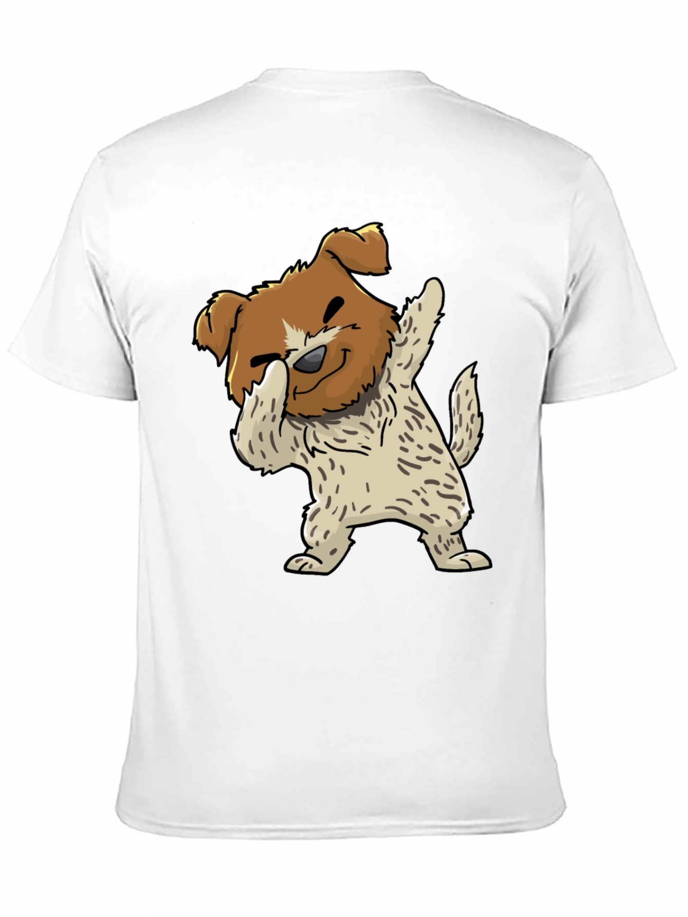 Black Dog Dabbing Graphic Tee - Black Cotton Blend view 11