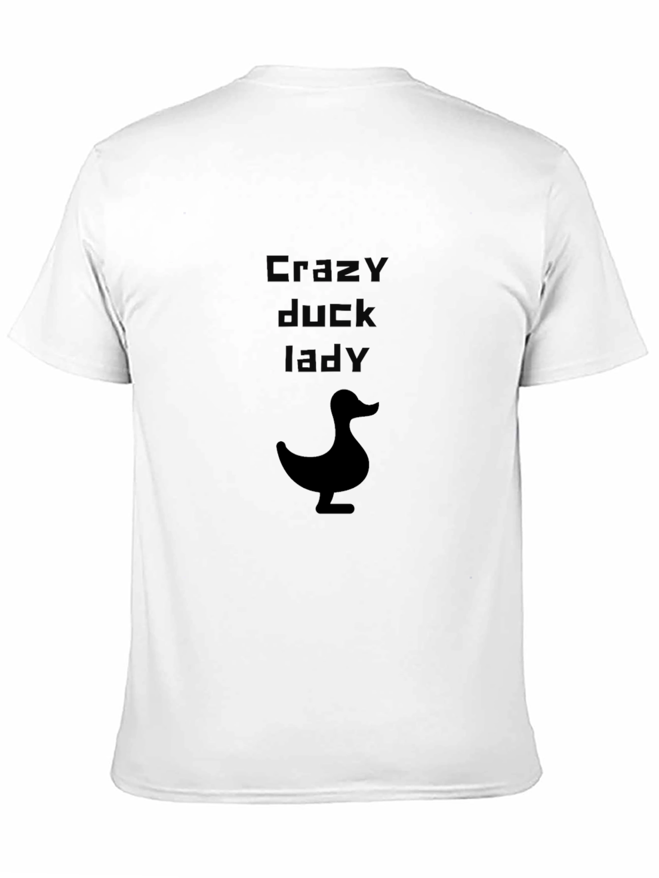 Black Crazy Duck Lady Black T-Shirt view 11