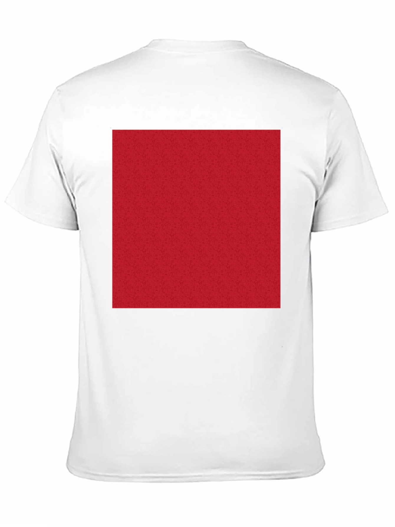 Black Bold Red Square Graphic Tee - Classic Fit view 11