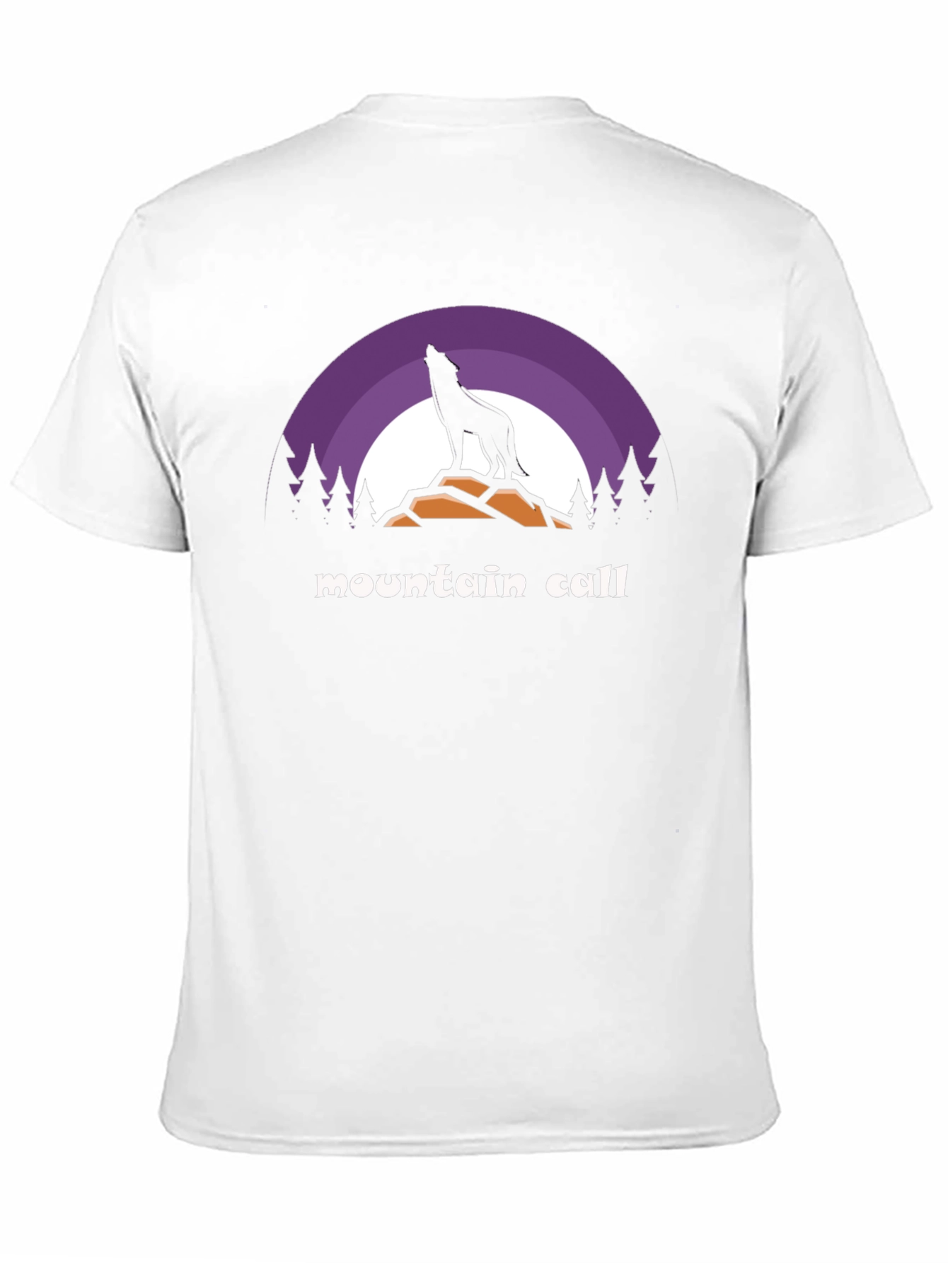 Black Mountain Call Wolf Graphic T-Shirt - Nature Lover Tee view 11