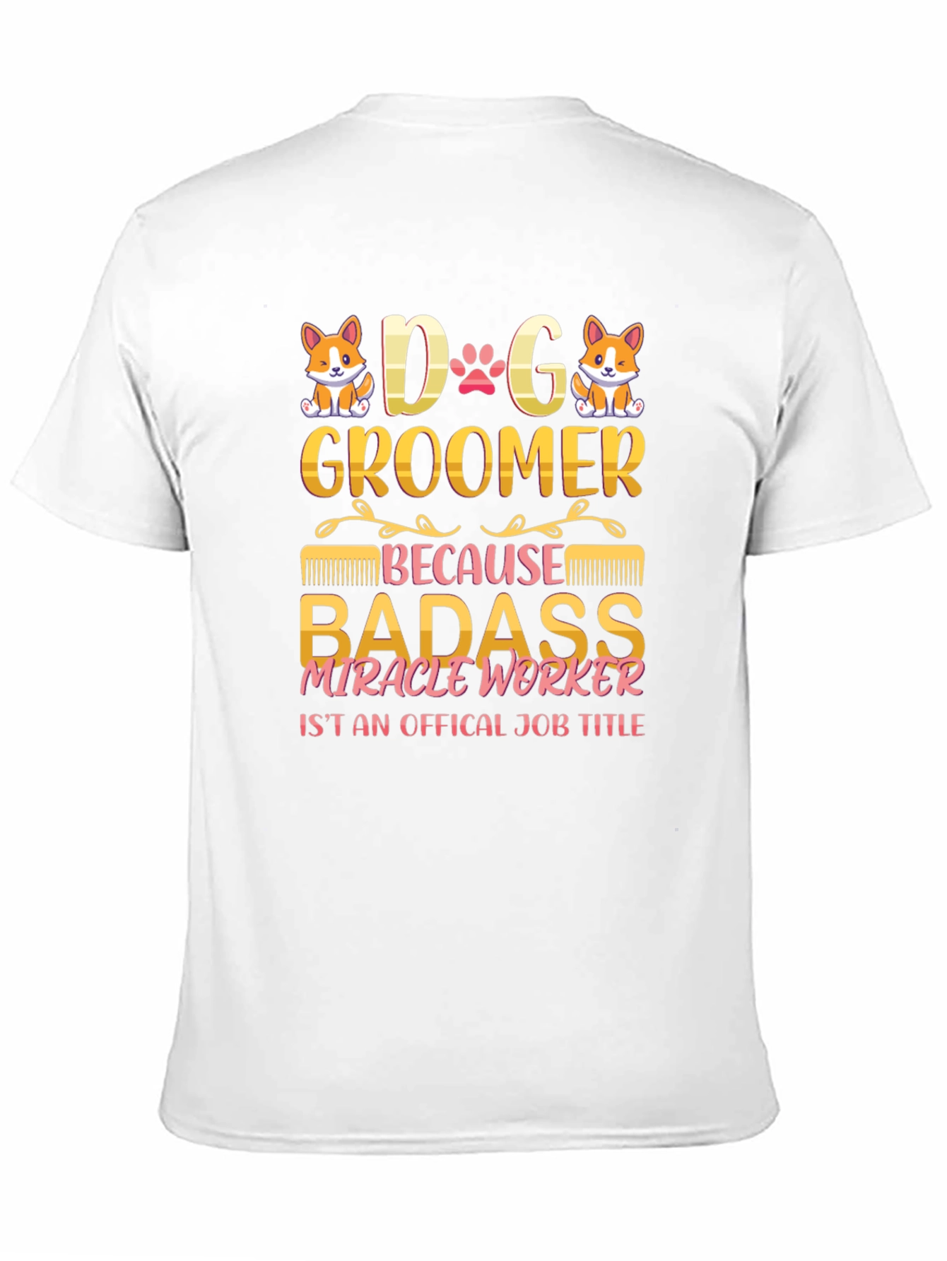 Black Dog Groomer Graphic T-Shirt view 11