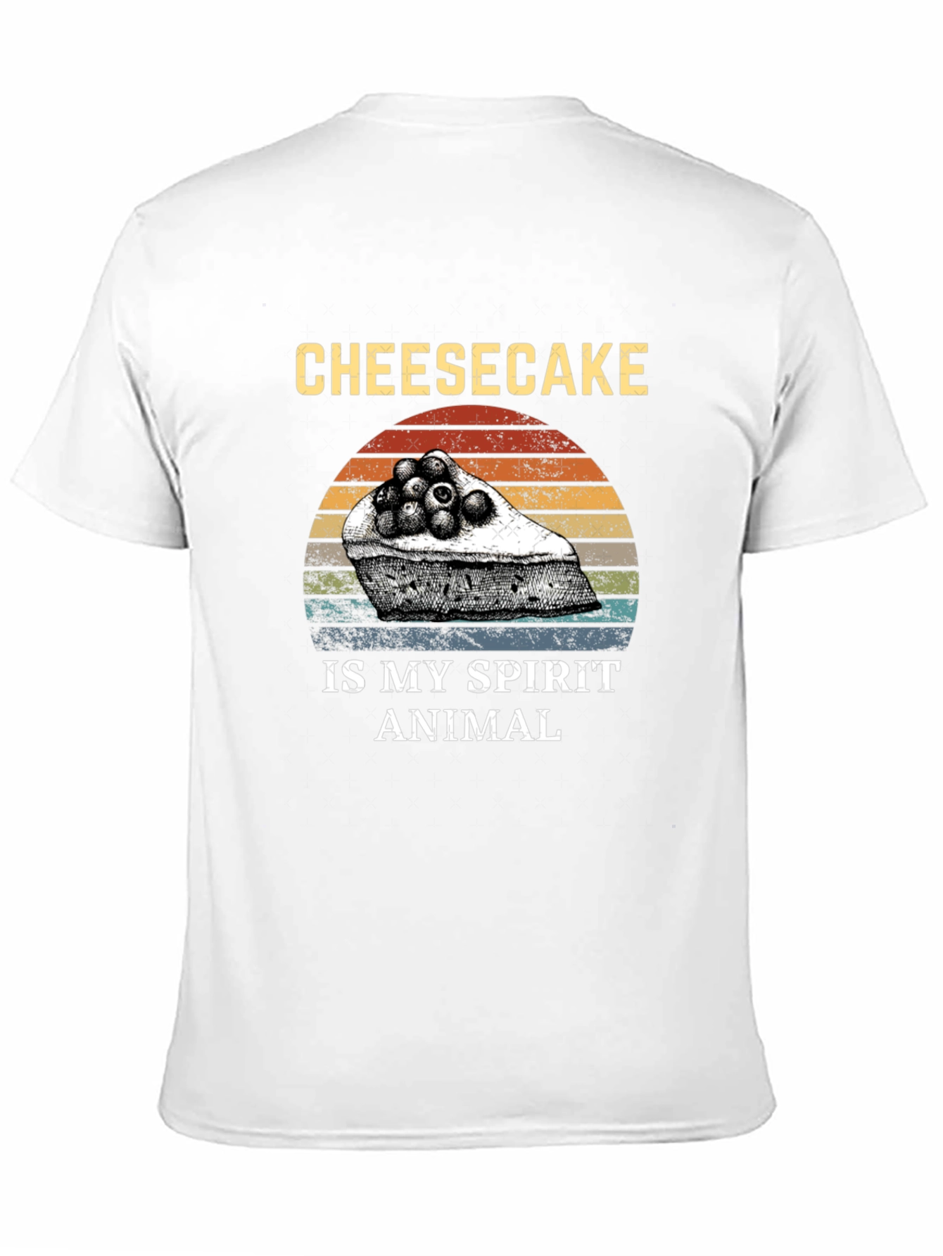 Black Cheesecake Spirit Animal T-Shirt - Funny Foodie Tee view 11