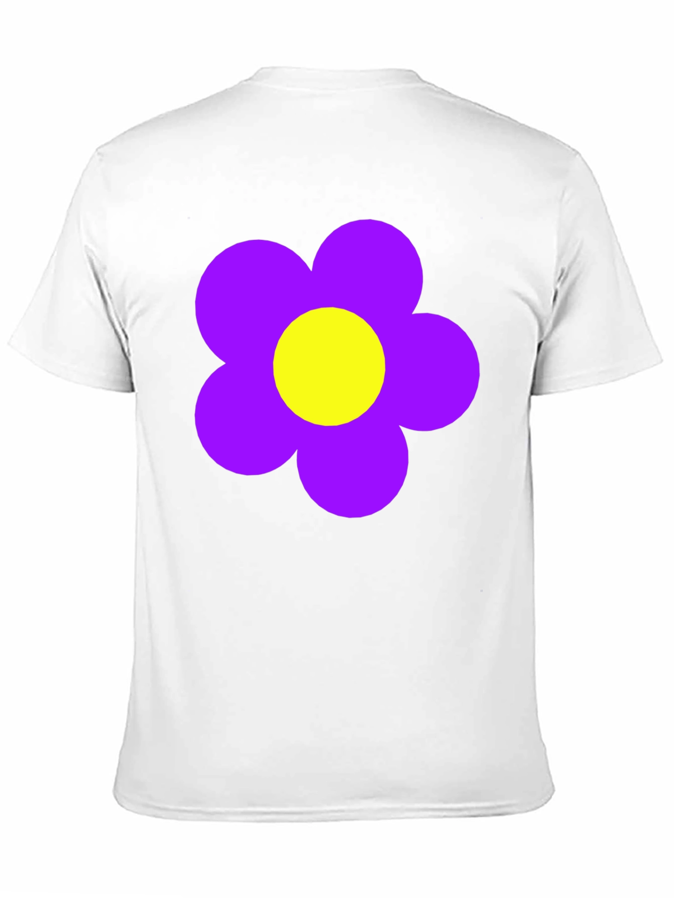 Black Retro Flower Power T-Shirt - Black view 11