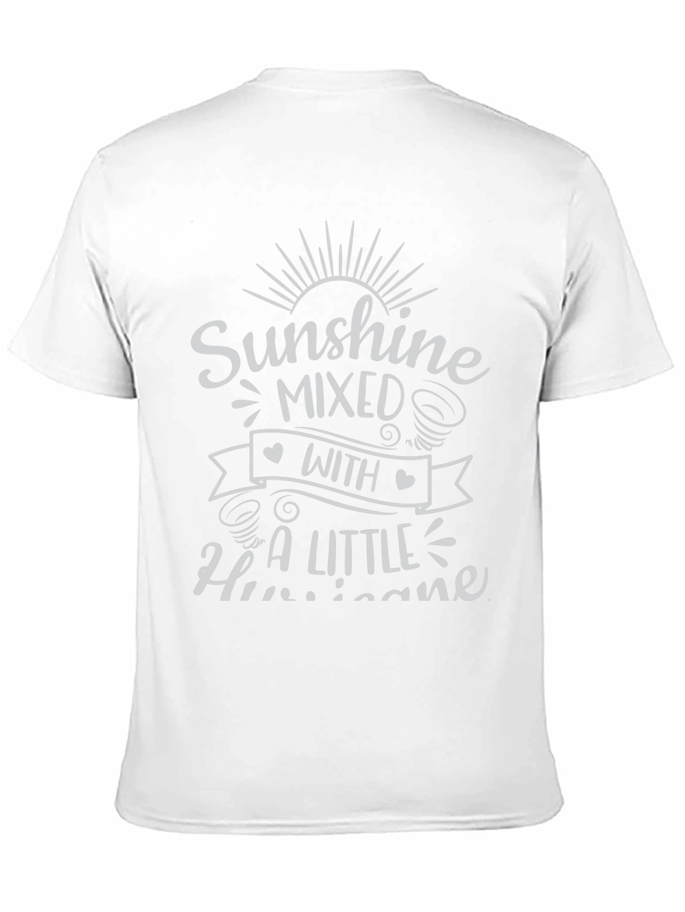Black Sunshine & Hurricane Graphic T-Shirt view 11