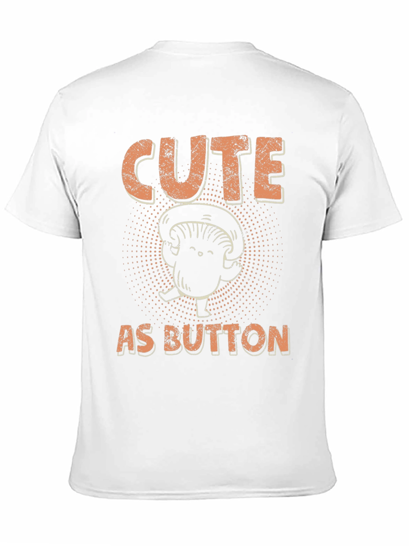 Black Cute as Button Mushroom Graphic Tee view 11