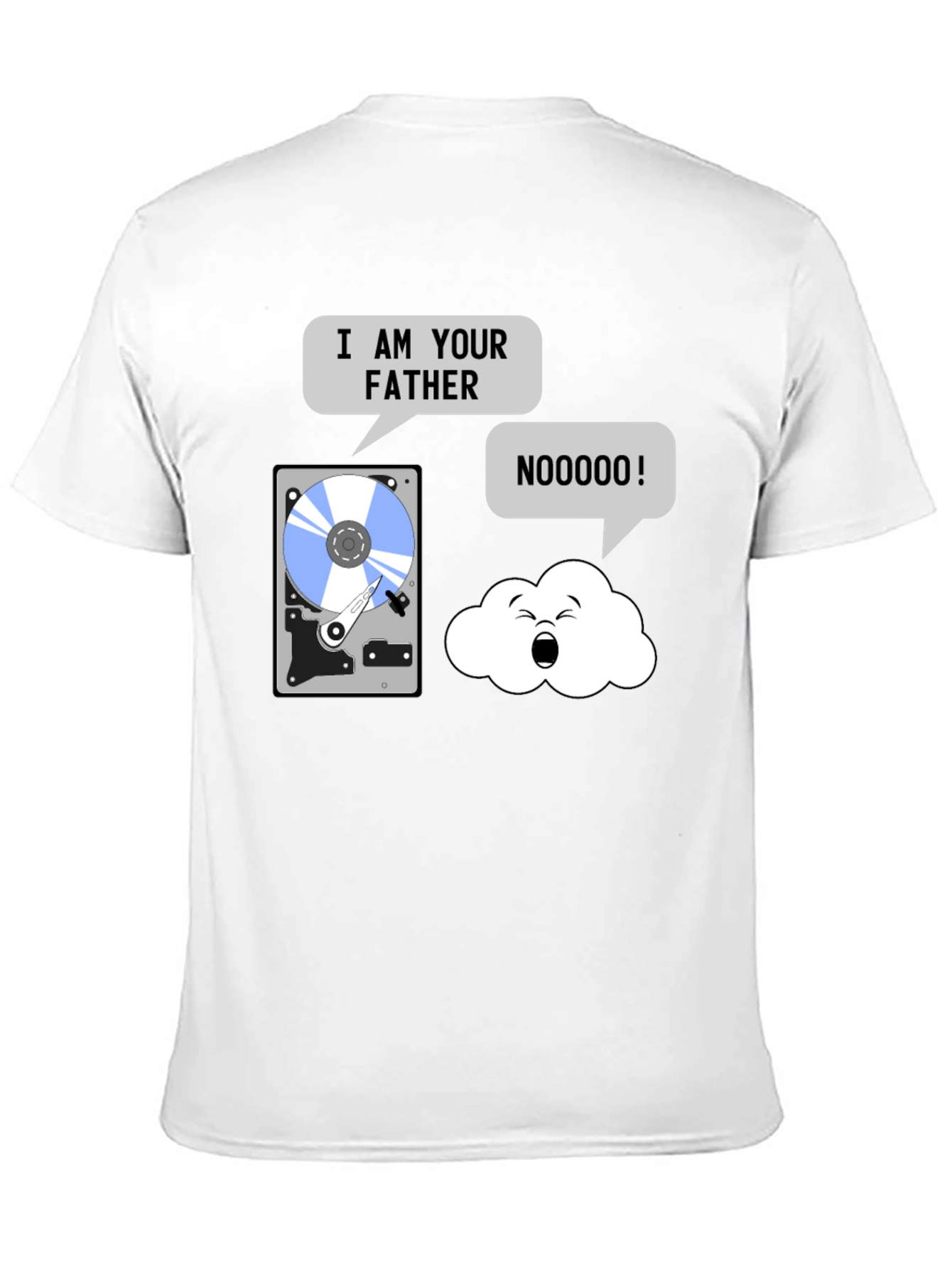 Black I am Your Father Data T-Shirt view 11