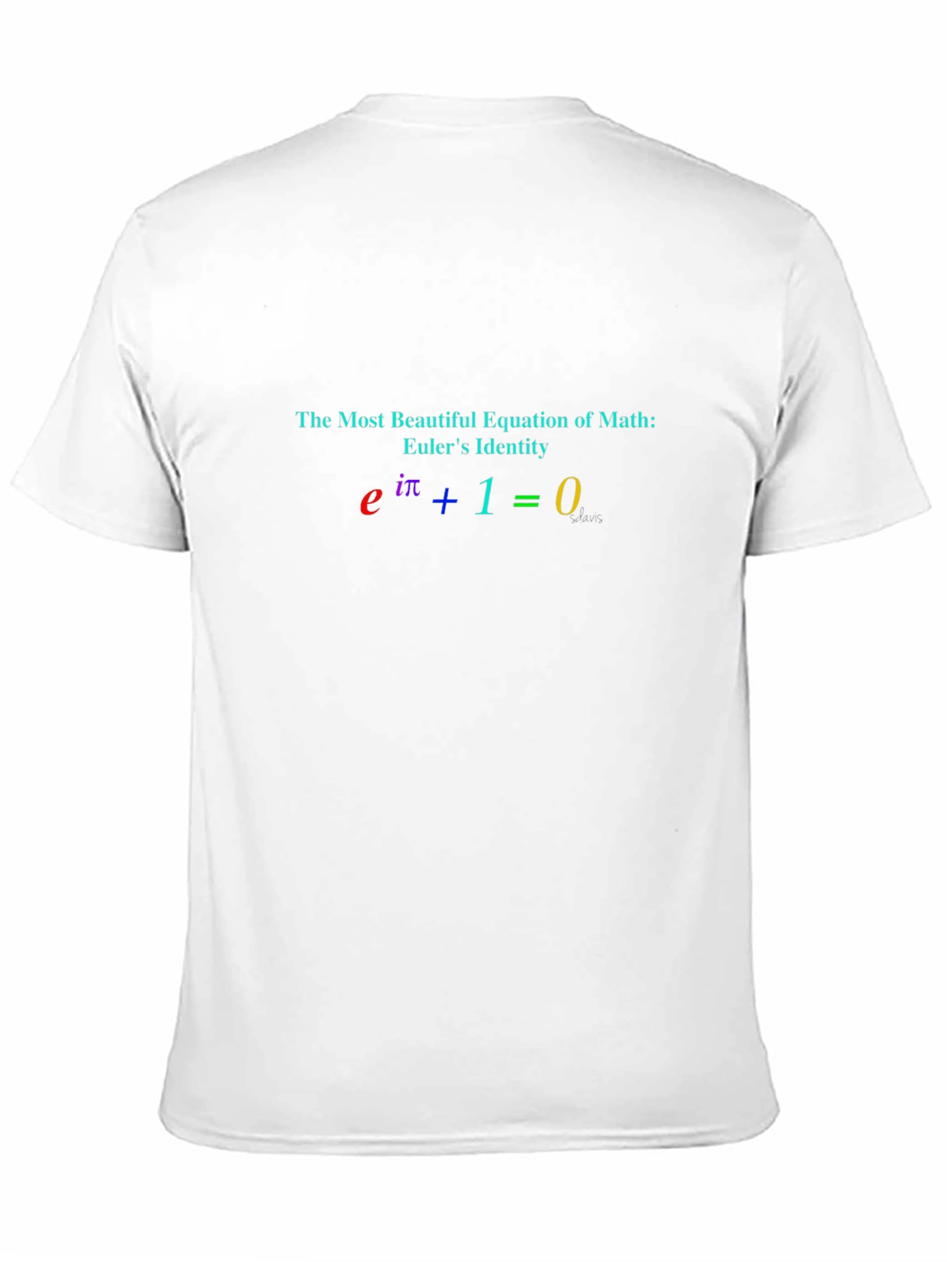 Black Euler's Identity T-Shirt - Math Equation Tee view 11