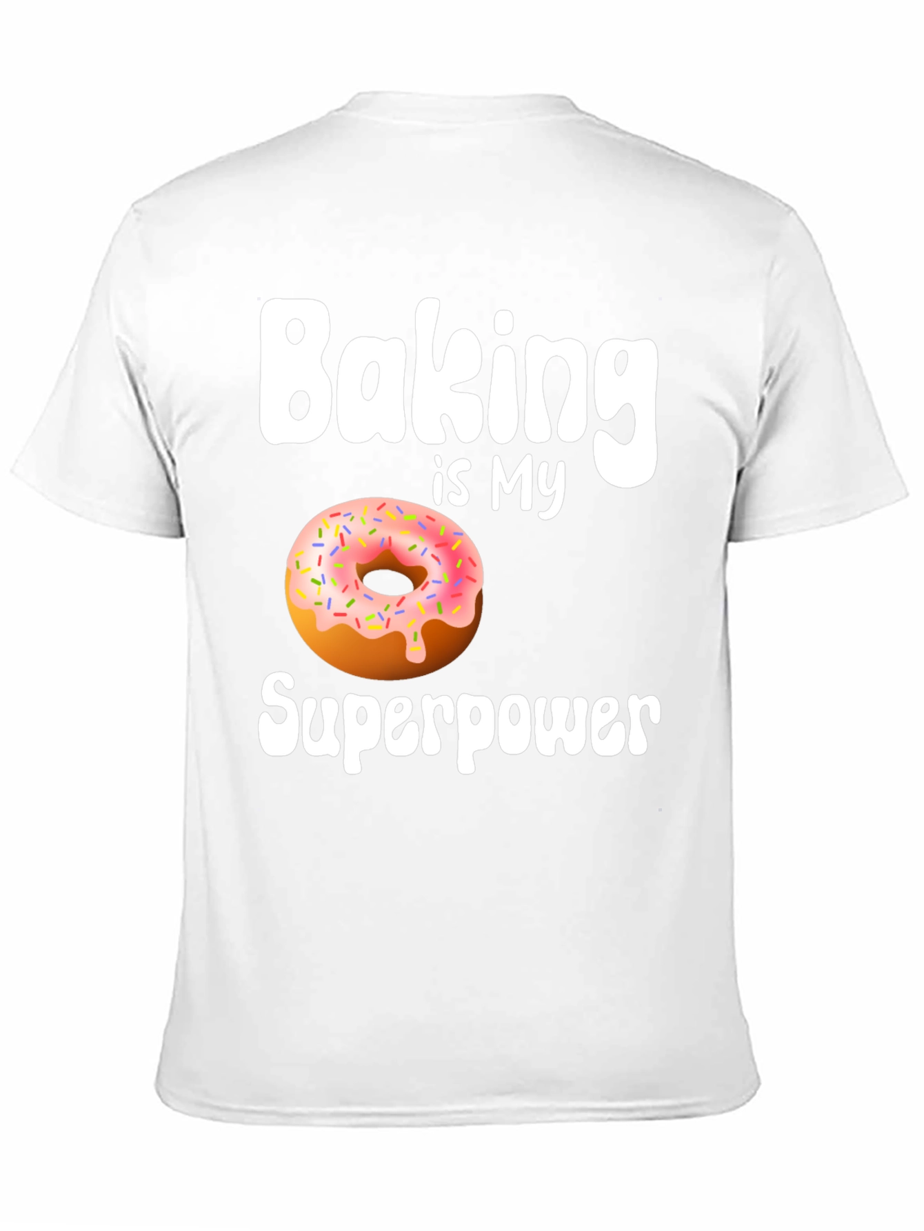 Black Baking is My Superpower Donut T-Shirt view 11