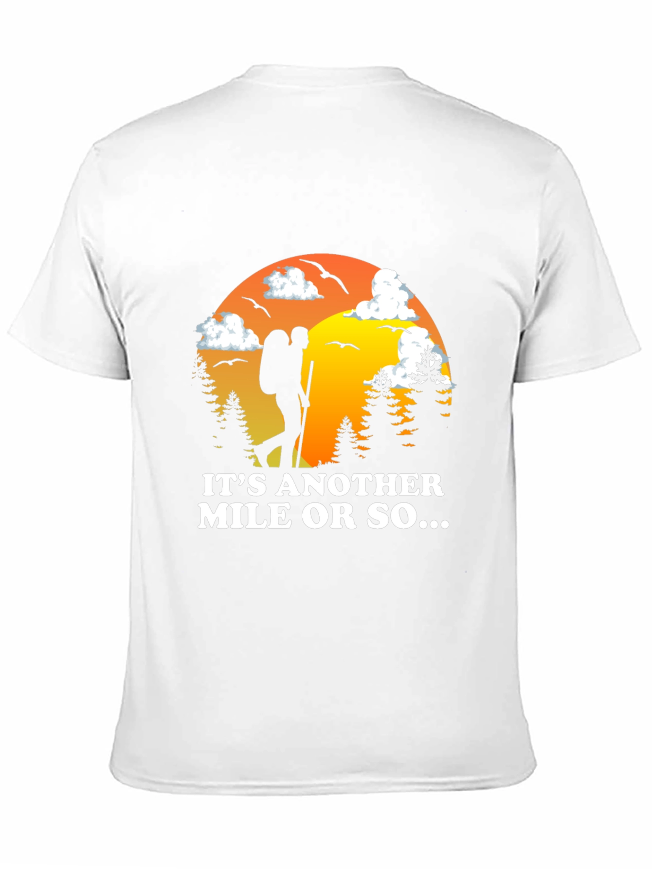 Black Hiking Adventure Graphic Tee view 11