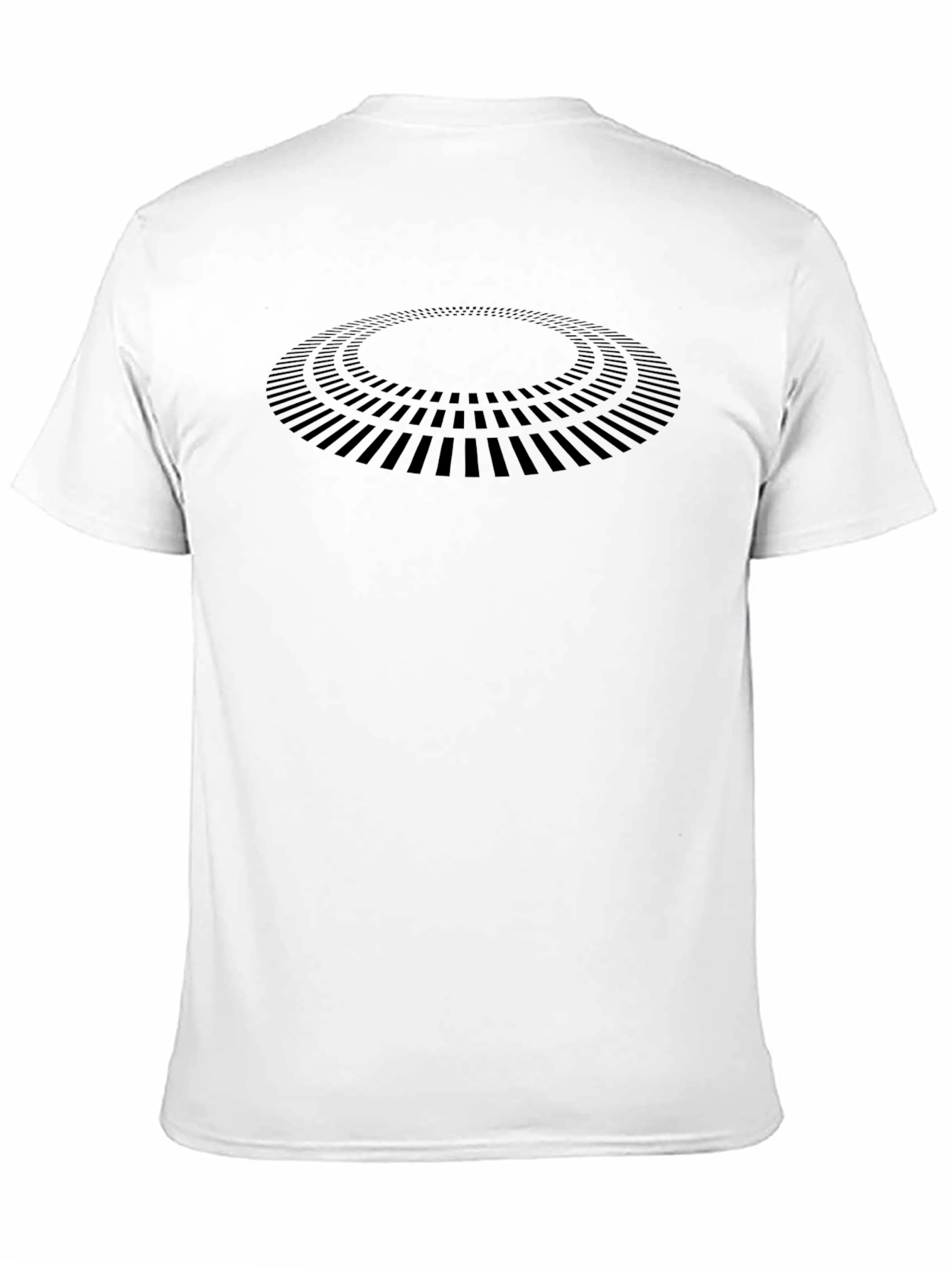 Black Abstract Black Graphic Tee view 11