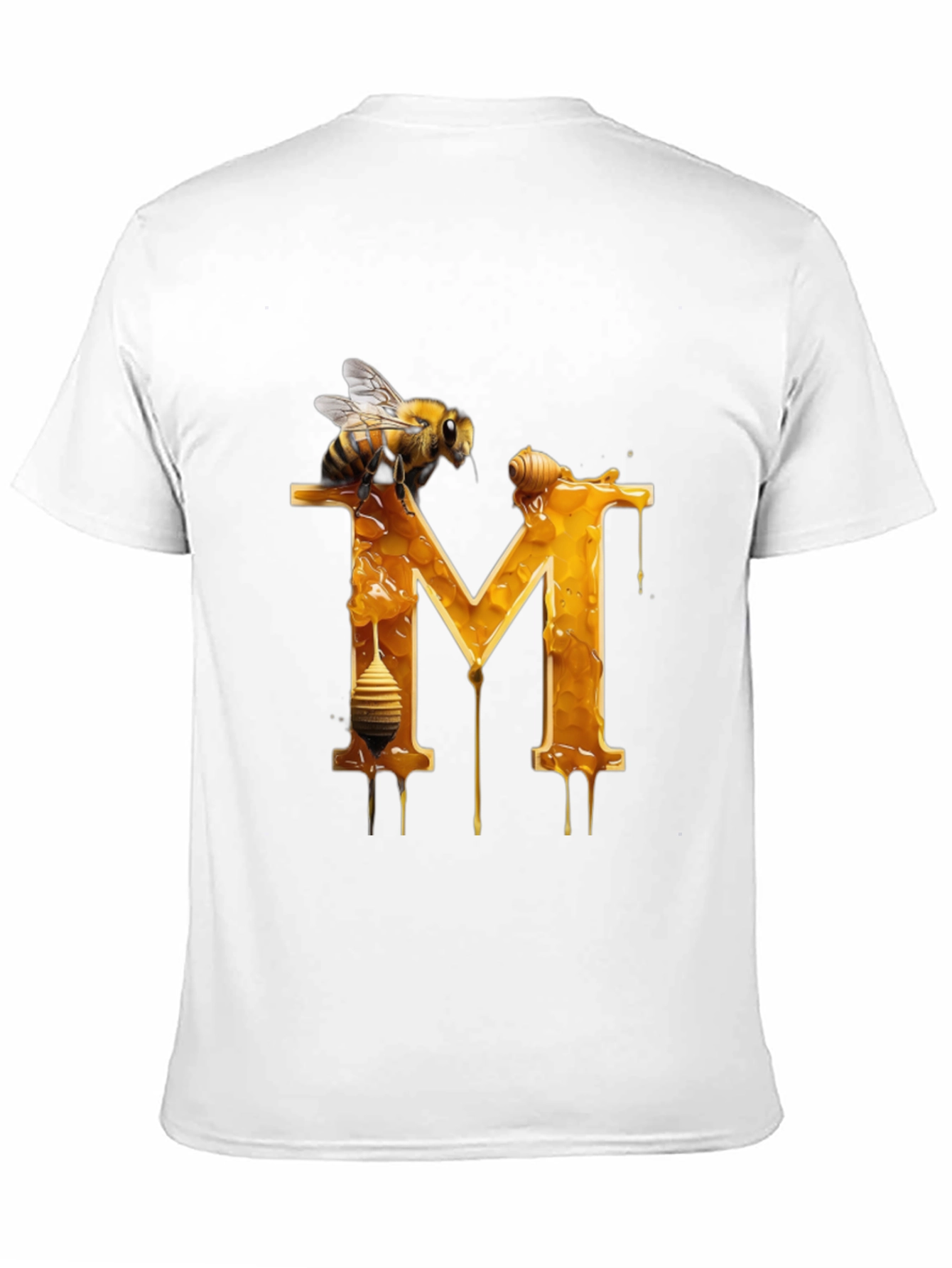Honey Bee "M" Letter T-Shirt - 11