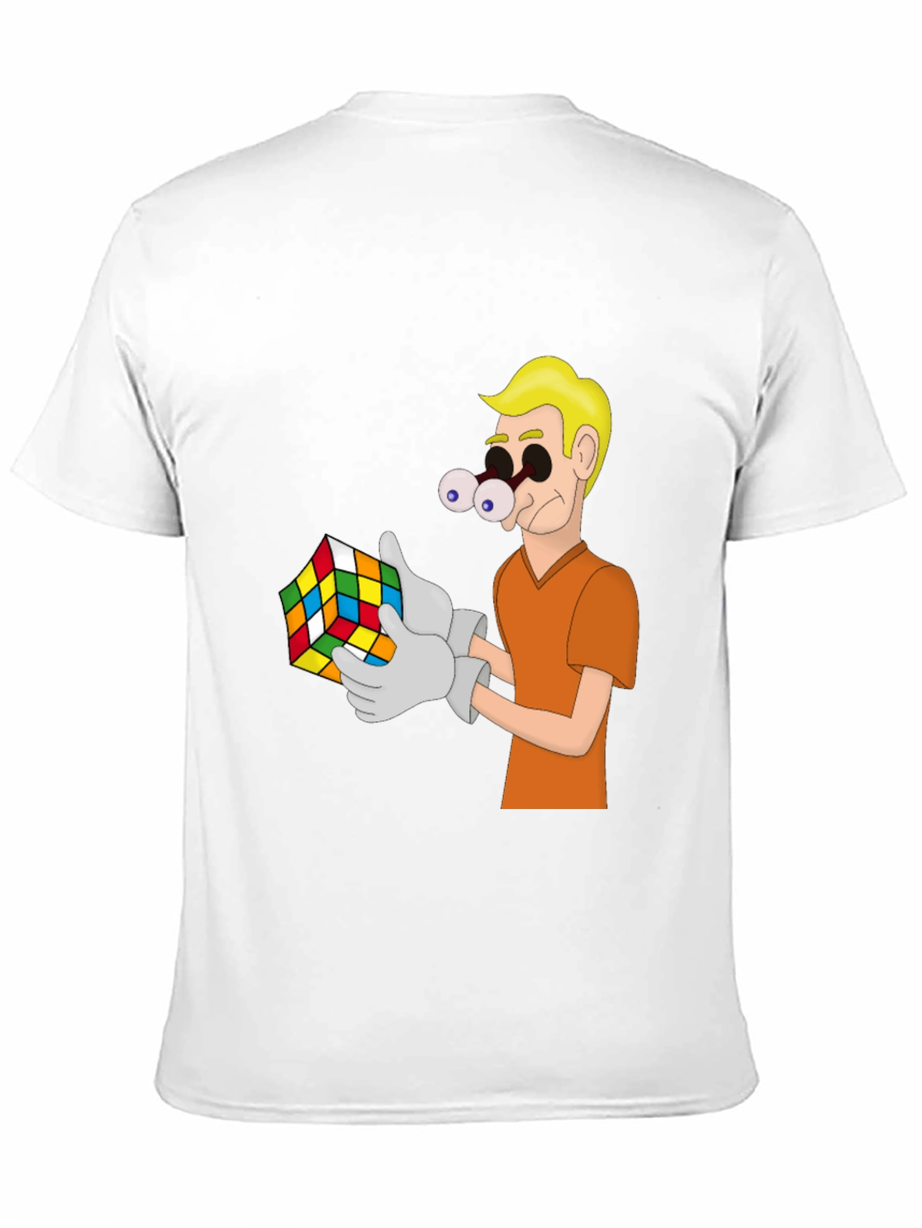 Rubik's Cube Cartoon Tee - 11