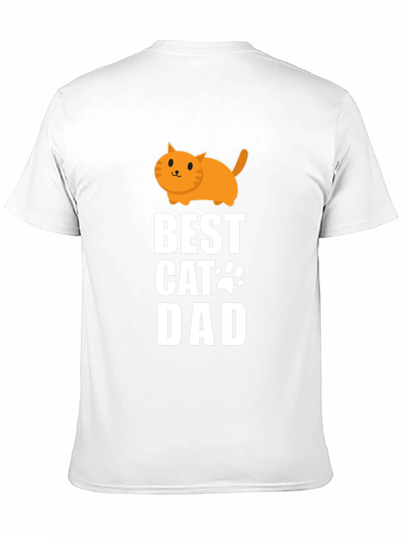 Black Best Cat Dad T-Shirt - Cute Graphic Tee view 11