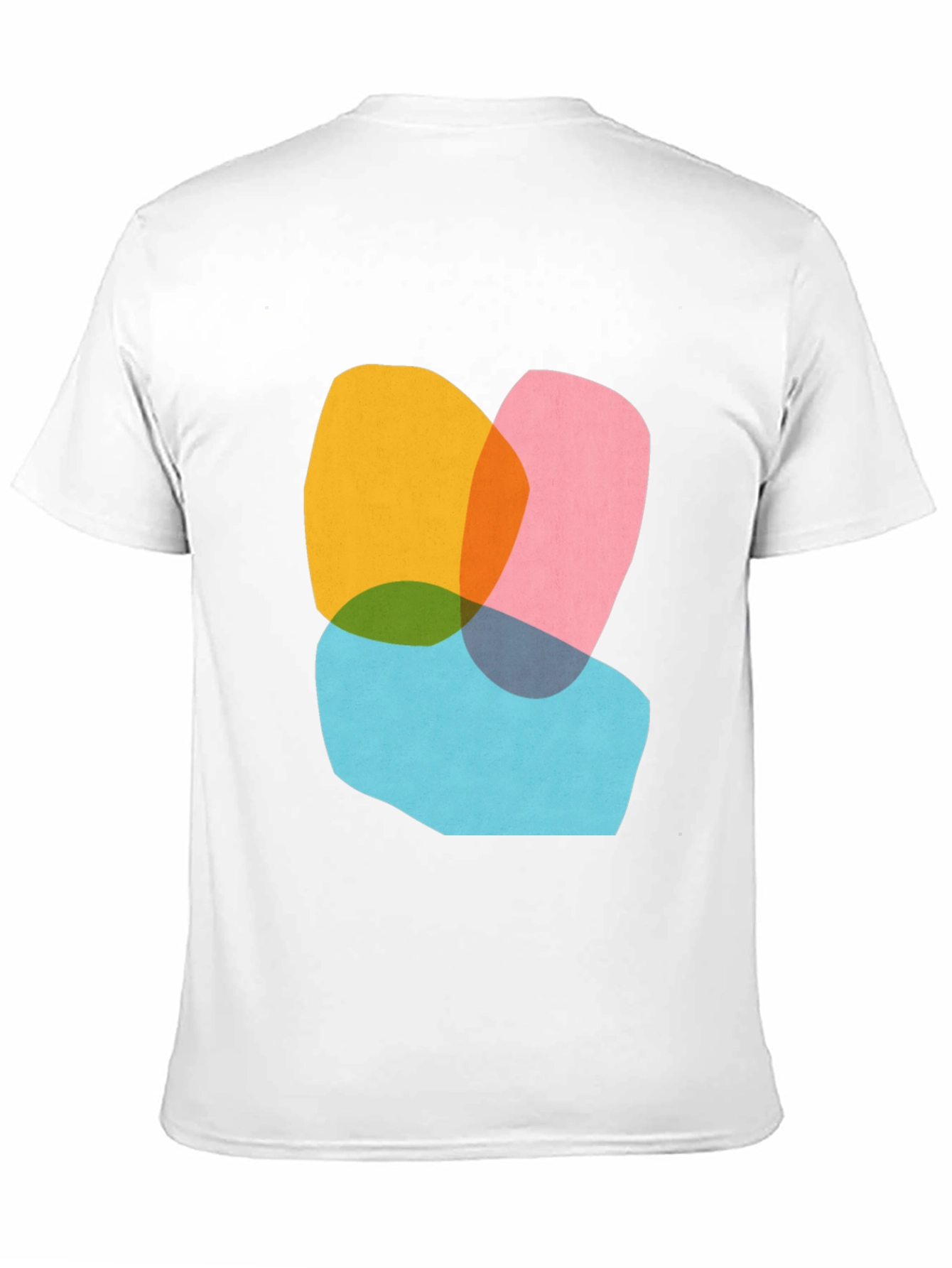 Black Abstract Graphic Tee - Modern Art Shirt view 11