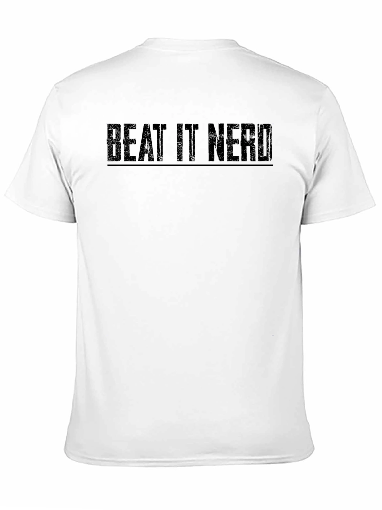 Black Beat It Nerd - Black Graphic T-Shirt view 11