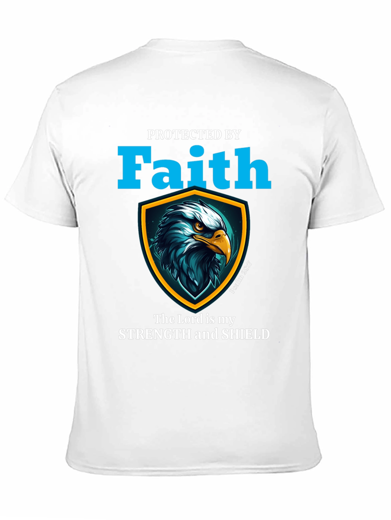 Black Faith Protected Eagle Shield Graphic Tee view 11