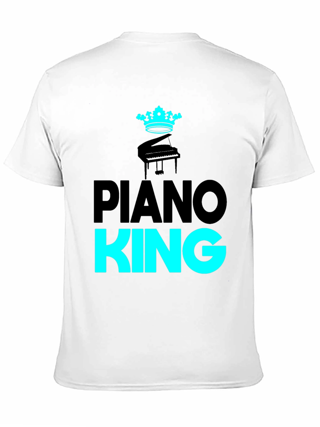 Black Piano King Black Graphic Tee view 11