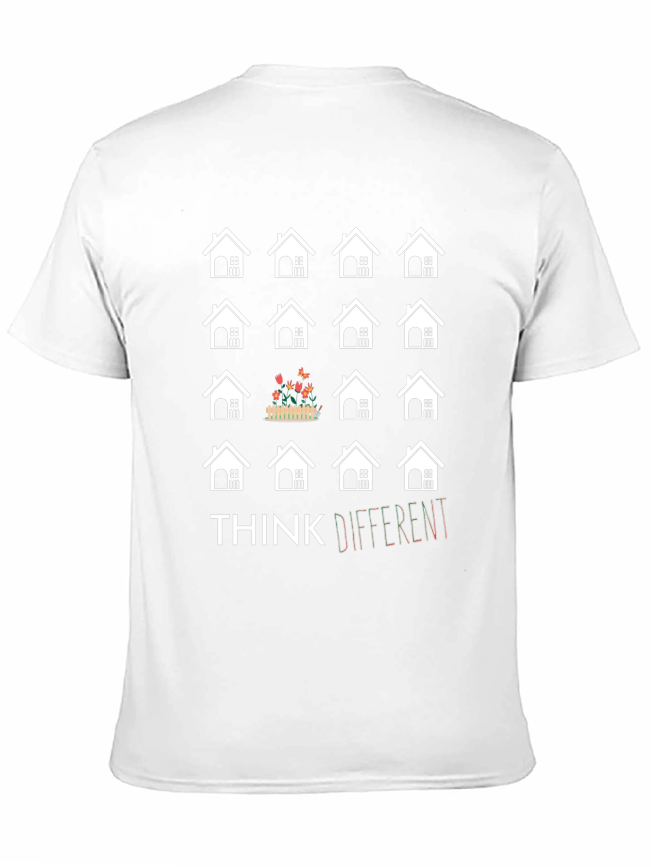 Black Think Different Graphic Tee view 11