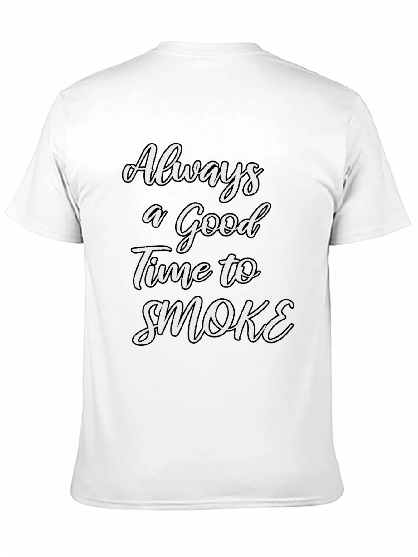 Black Always a Good Time to Smoke T-Shirt view 11