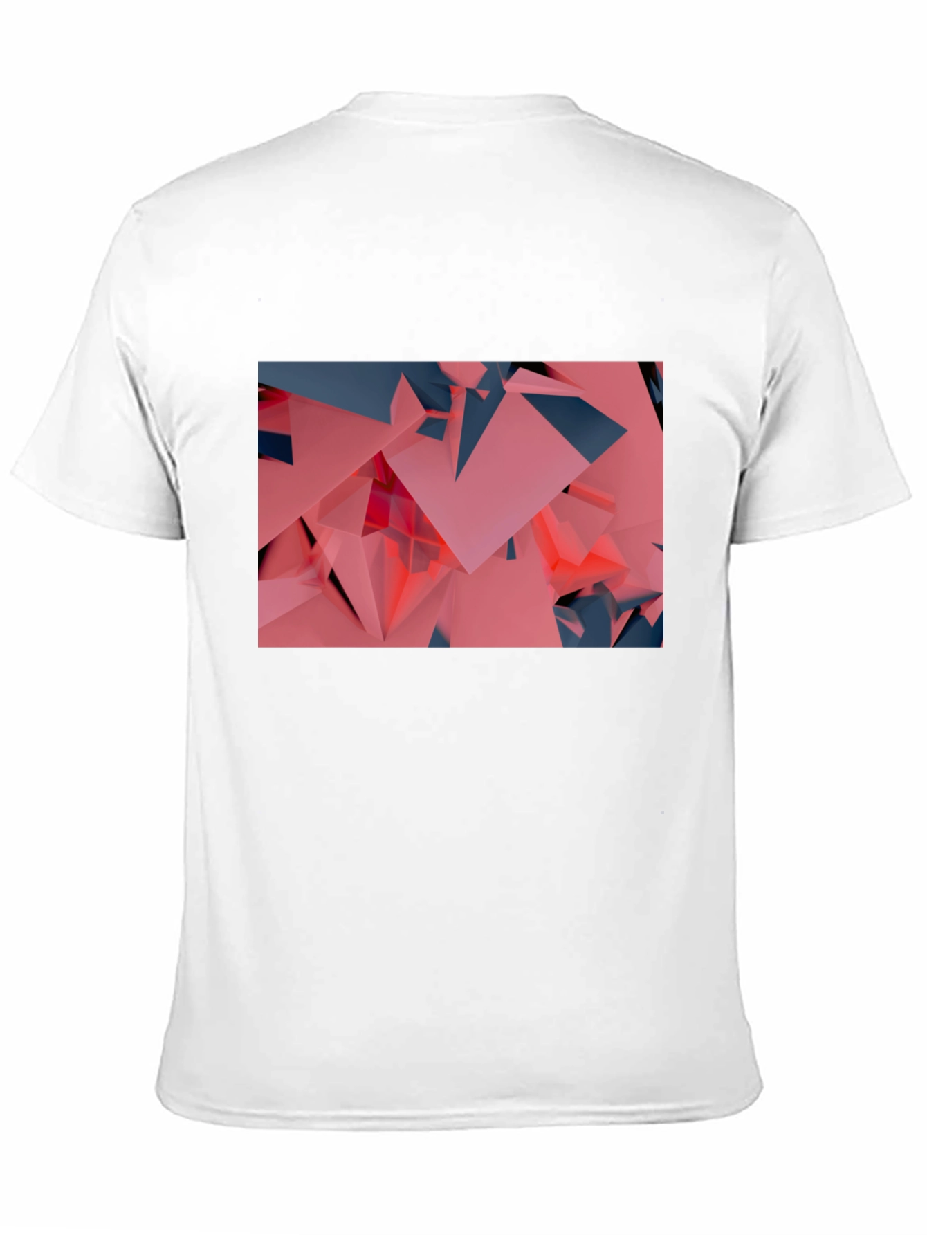 Black Geometric Abstract T-Shirt view 11