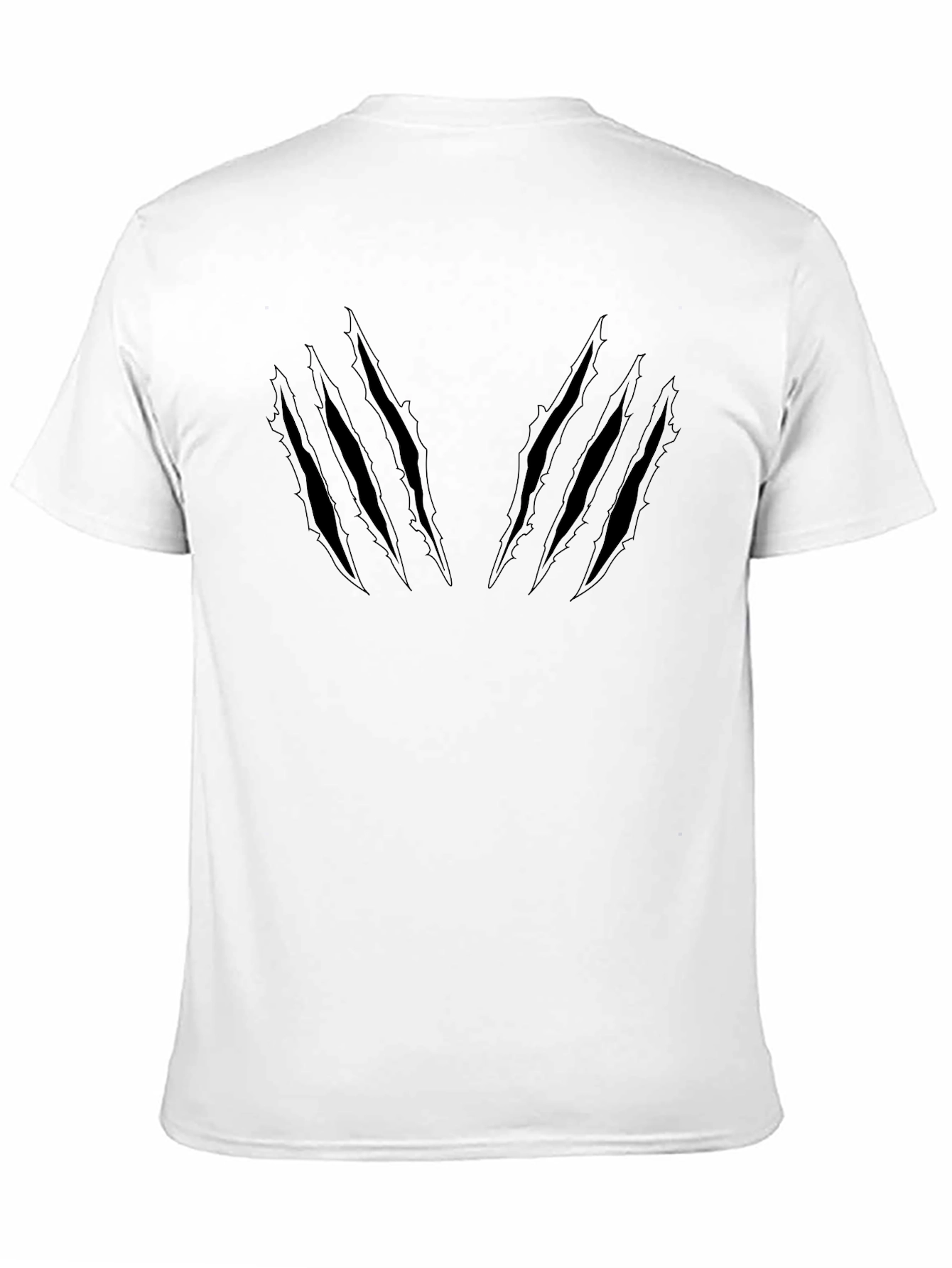 Black Black Claw Mark T-Shirt - Graphic Tee view 11