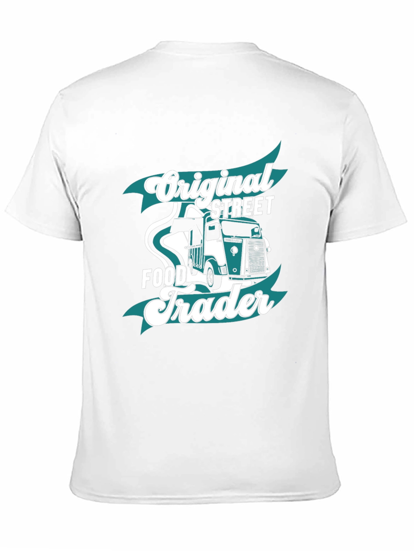 Black Original Street Food Trader Graphic T-Shirt view 11