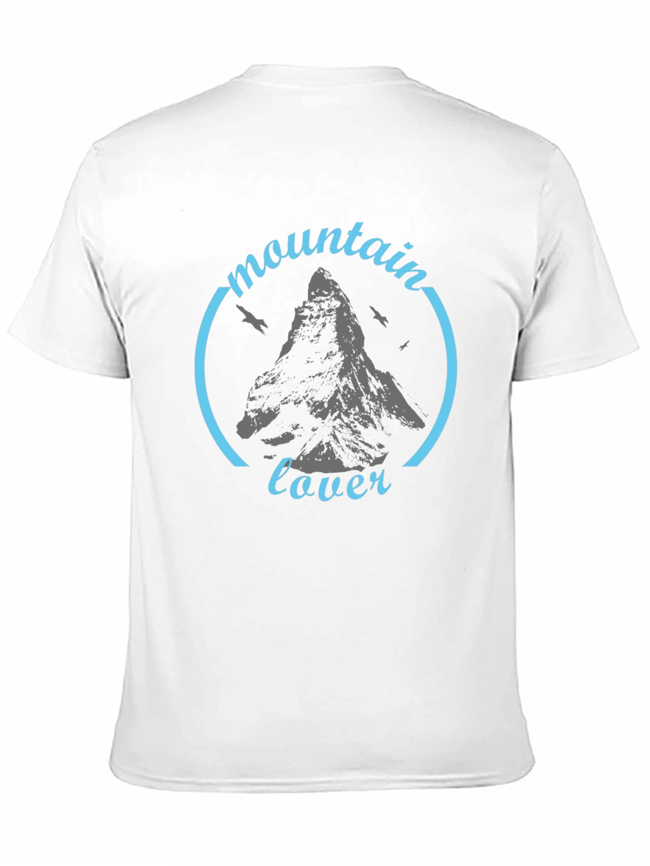 Black Mountain Lover Black Graphic T-Shirt view 11