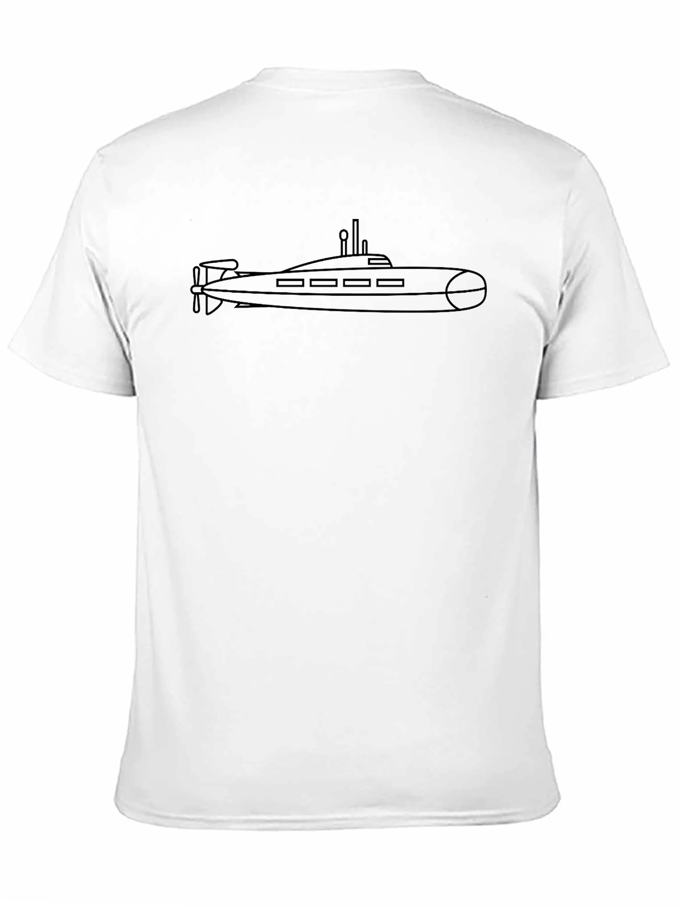 Black Submarine Graphic Tee - Classic Sub Design view 11