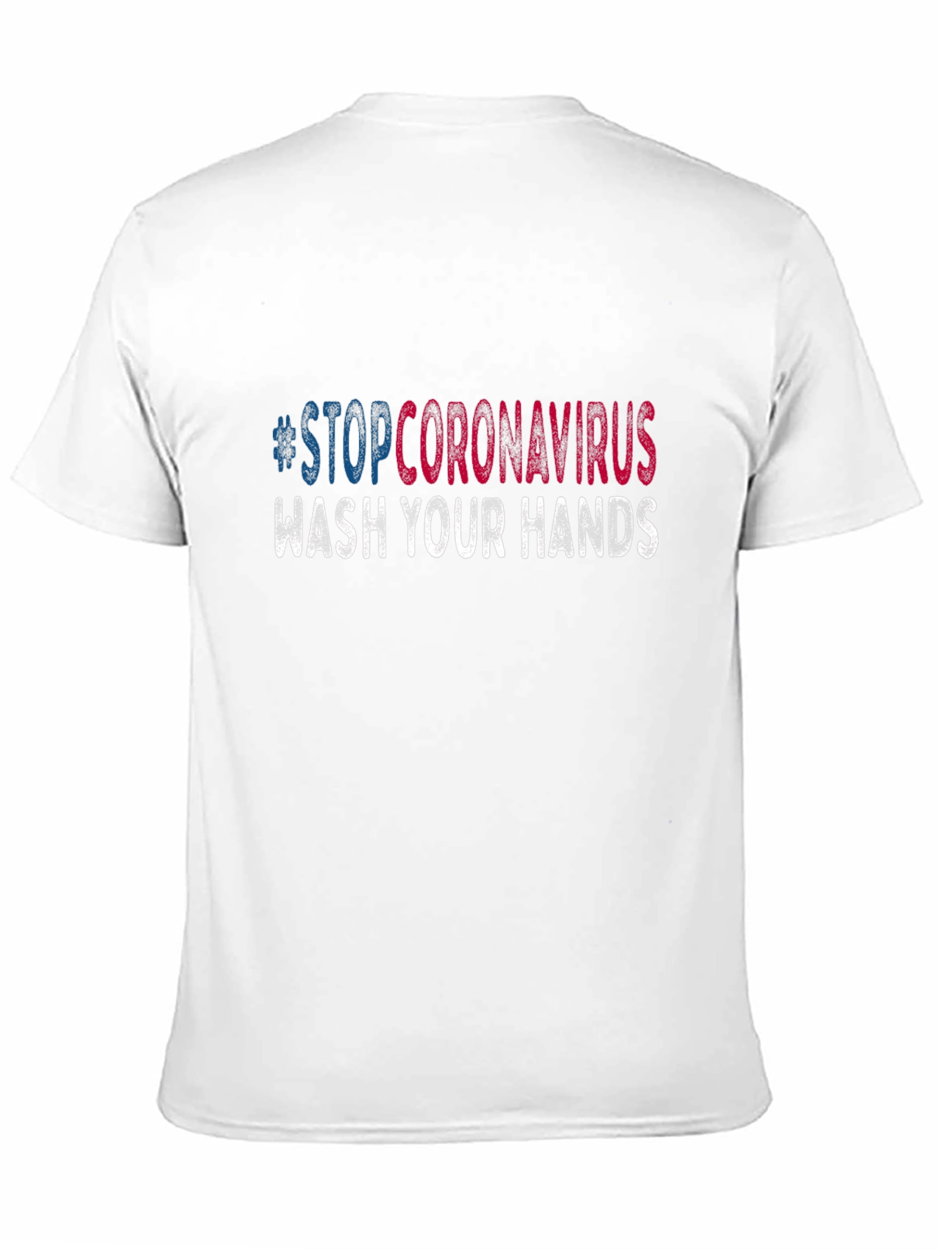 Black Stop Coronavirus Wash Your Hands T-Shirt view 11