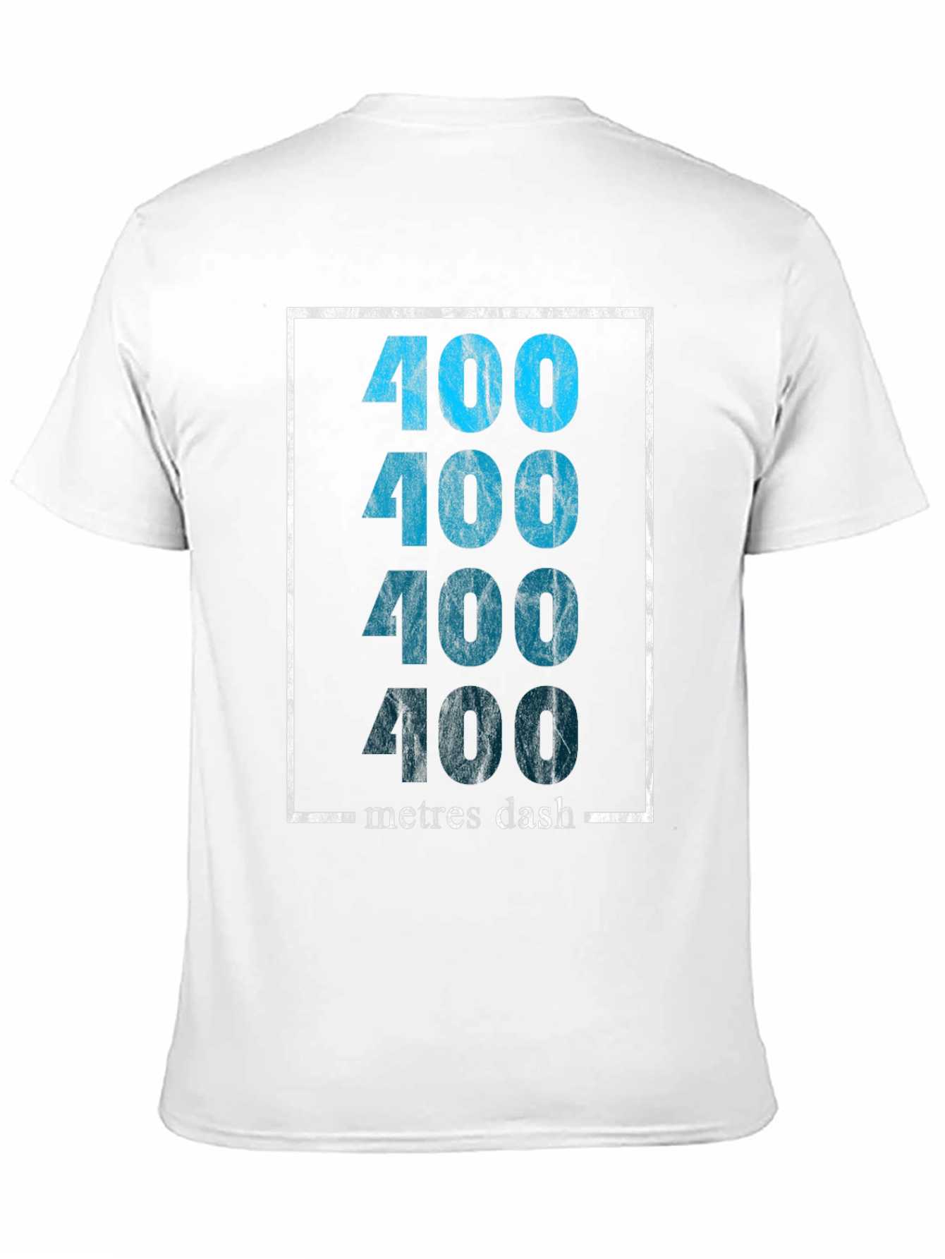 Black 400 Metres Dash Graphic T-Shirt view 11