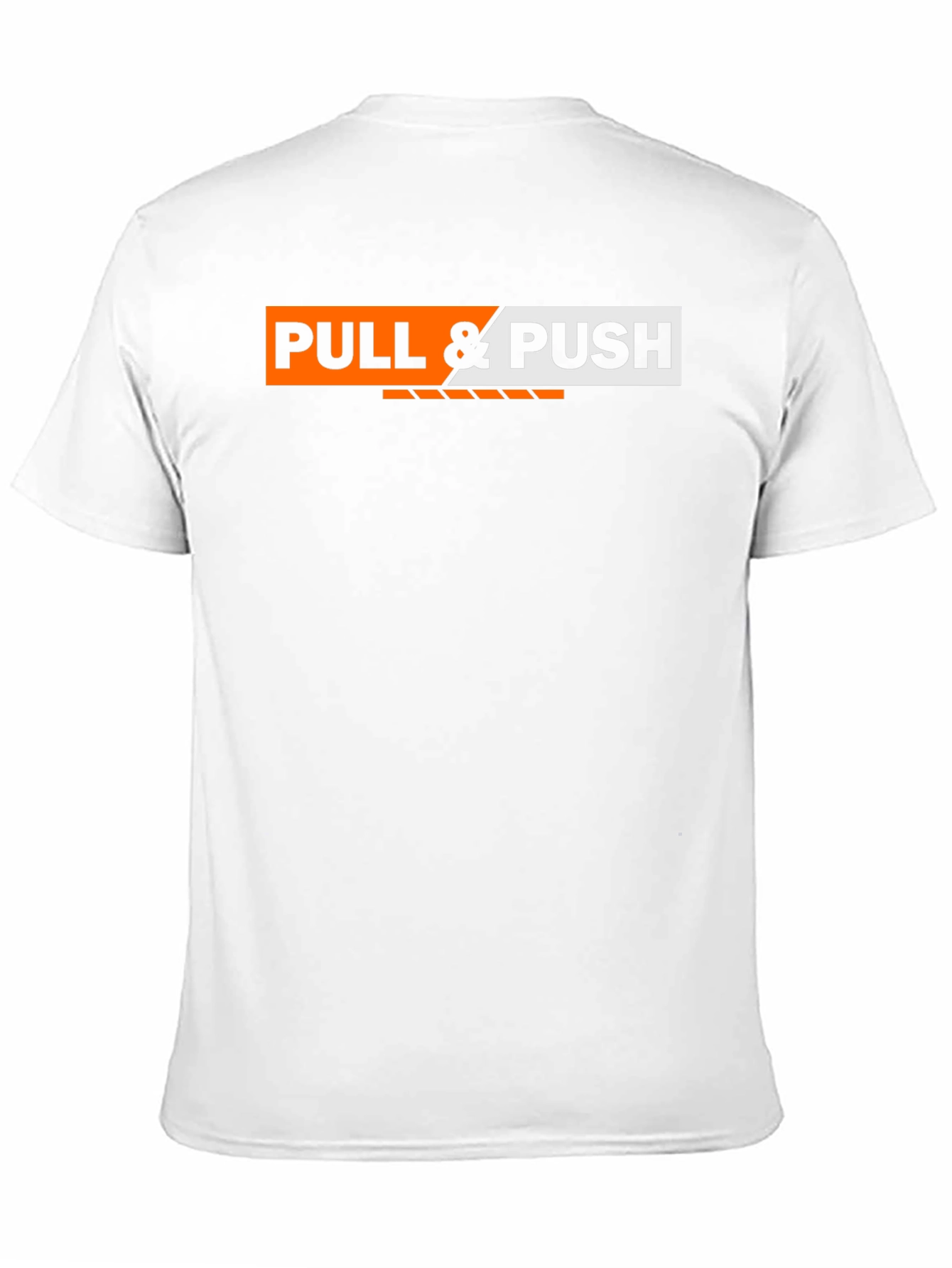 Black Pull & Push Graphic Tee - Black Cotton T-Shirt view 11
