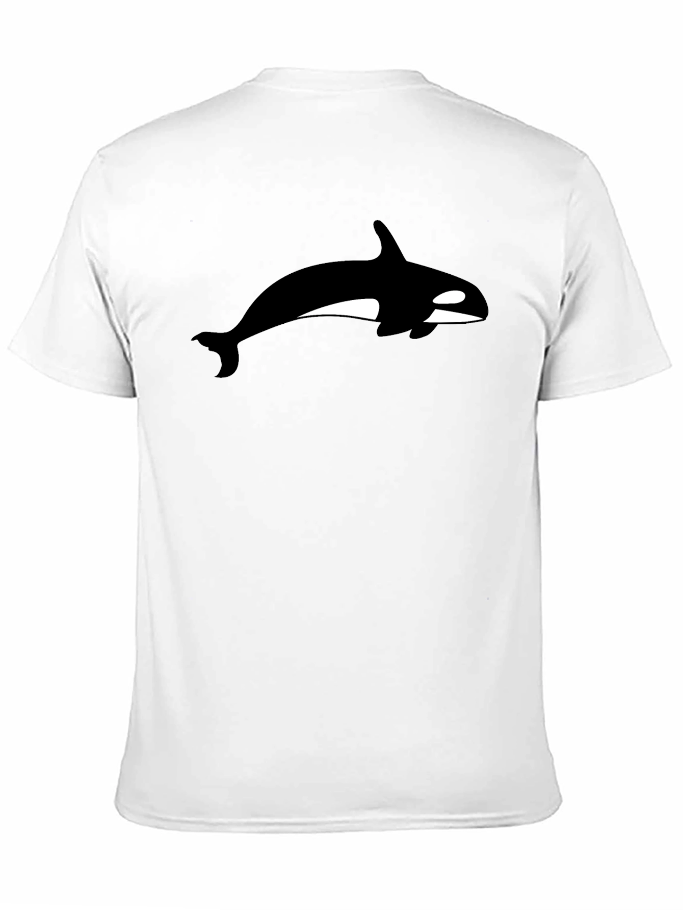 Black Orca Whale Graphic Black T-Shirt view 11