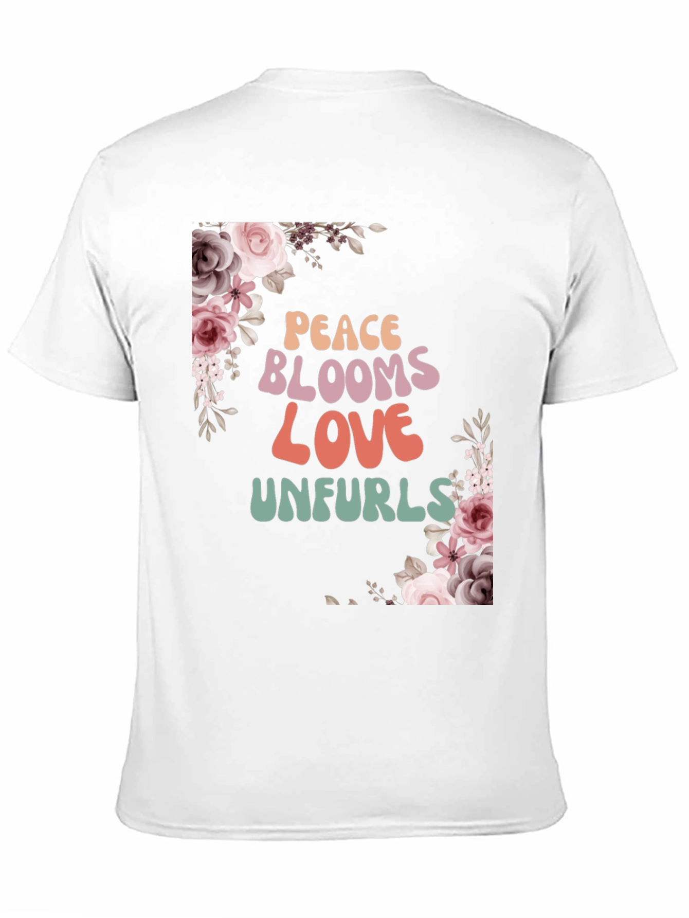 Peace Blooms Love Unfurls Graphic Tee - 11