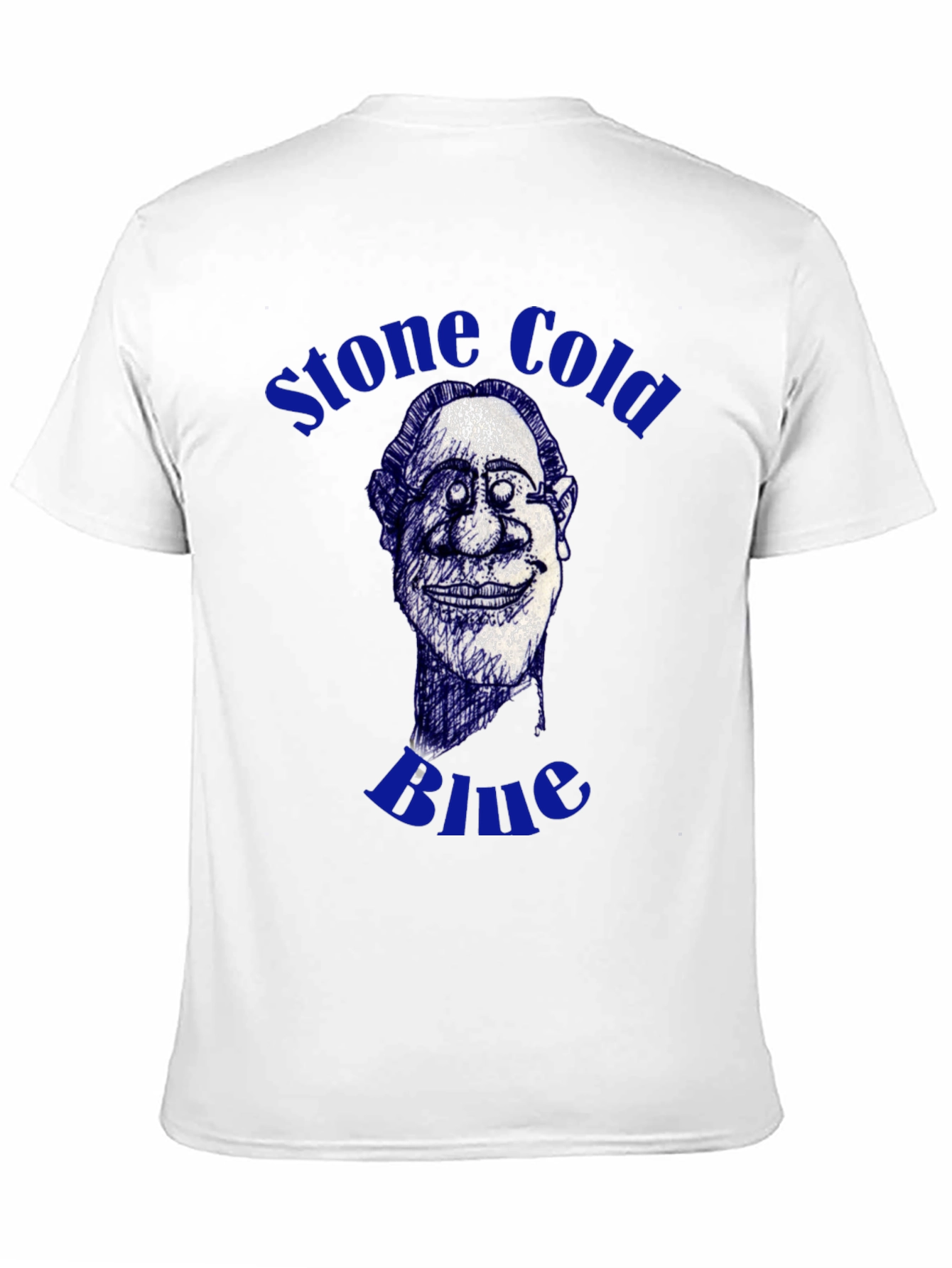 Black Stone Cold Blue Graphic Tee view 11