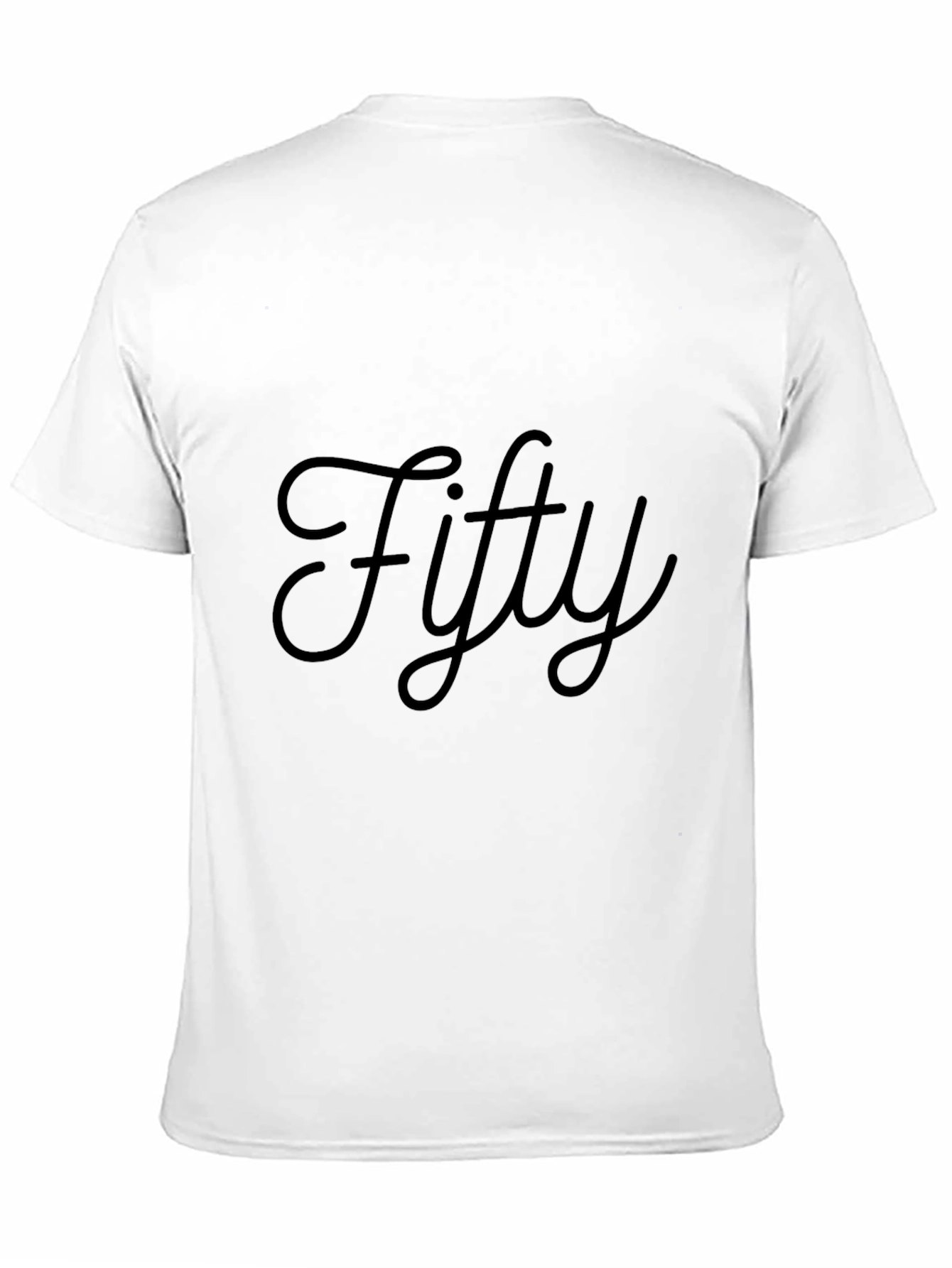 Black Fifty Black T-Shirt - Stylish Birthday Gift Idea view 11