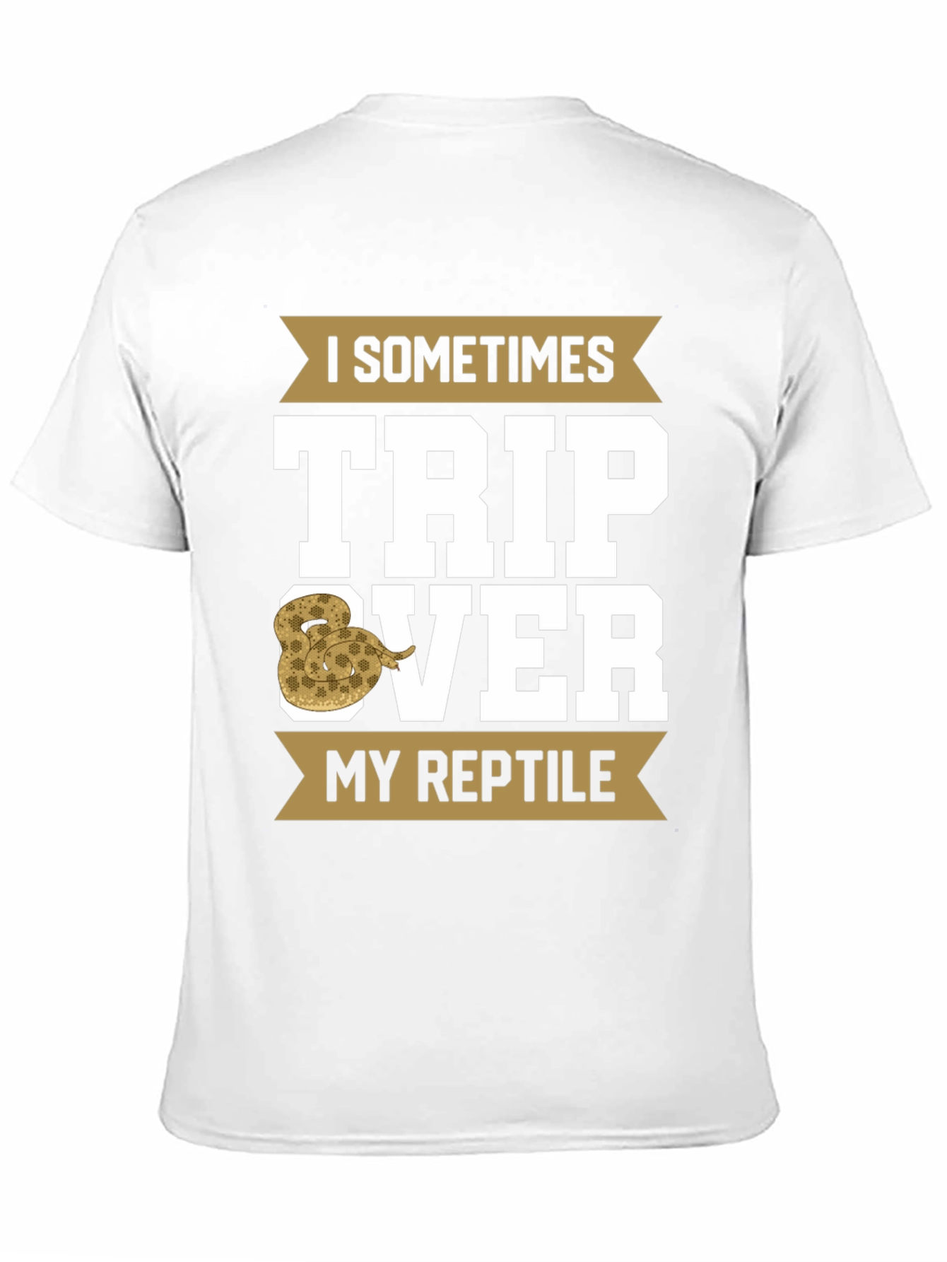 Black I Sometimes Trip Over My Reptile T-Shirt view 11