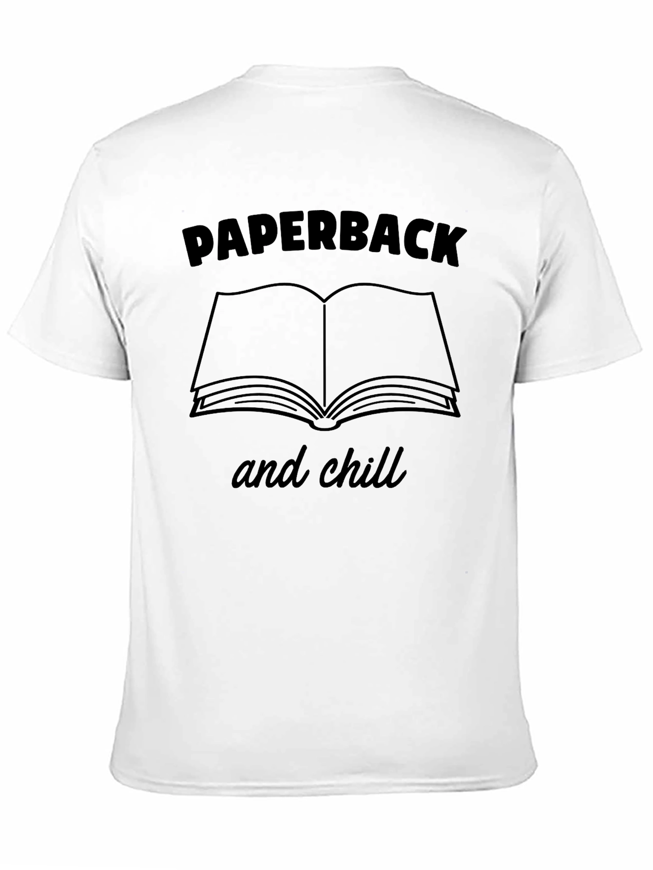 Black Paperback and Chill Graphic Tee view 11
